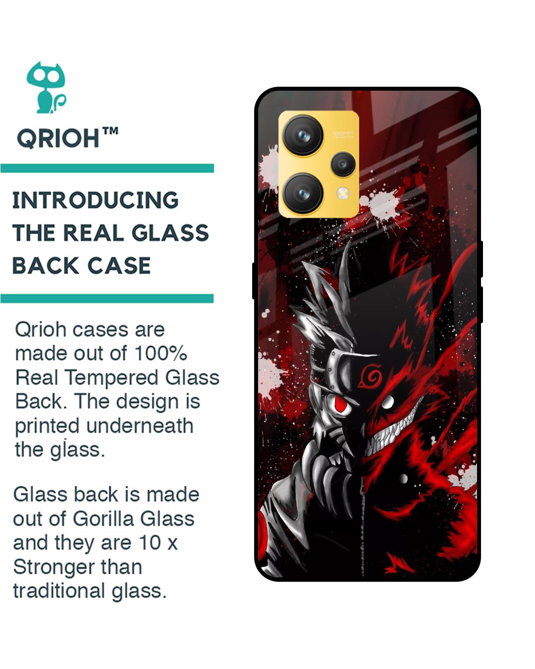 Shop Dark Character Premium Glass Case for Realme 9(Shock Proof, Scratch Resistant)-Back