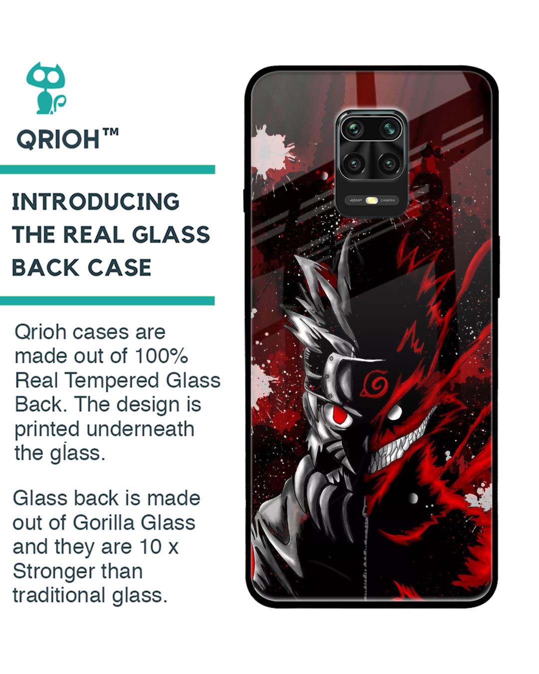 Shop Dark Character Premium Glass Case for Redmi Note 9 Pro Max (Shock Proof,Scratch Resistant)-Back