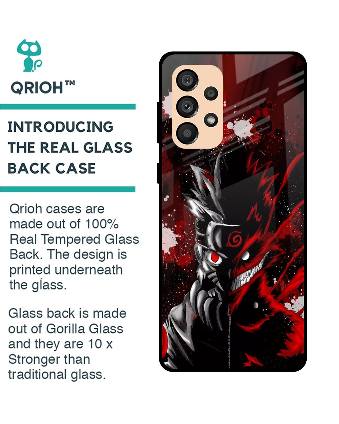 Shop Dark Character Premium Glass Case for Samsung Galaxy A33 5G (Shock Proof,Scratch Resistant)-Back