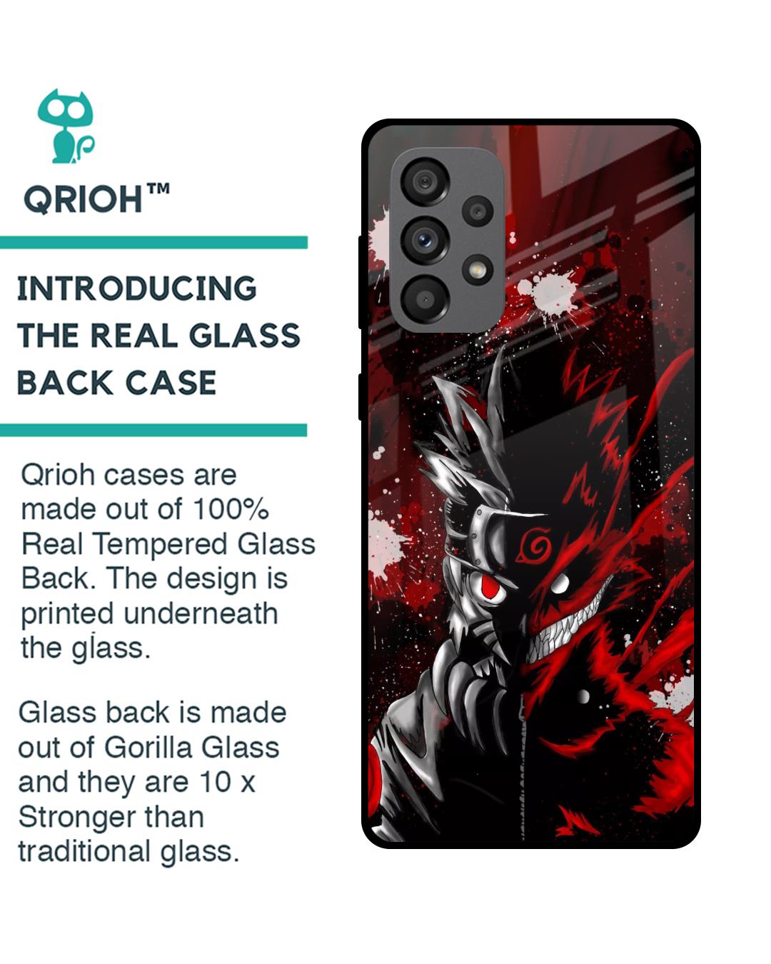 Shop Dark Character Premium Glass Case for Samsung Galaxy A73 5G (Shock Proof,Scratch Resistant)-Back