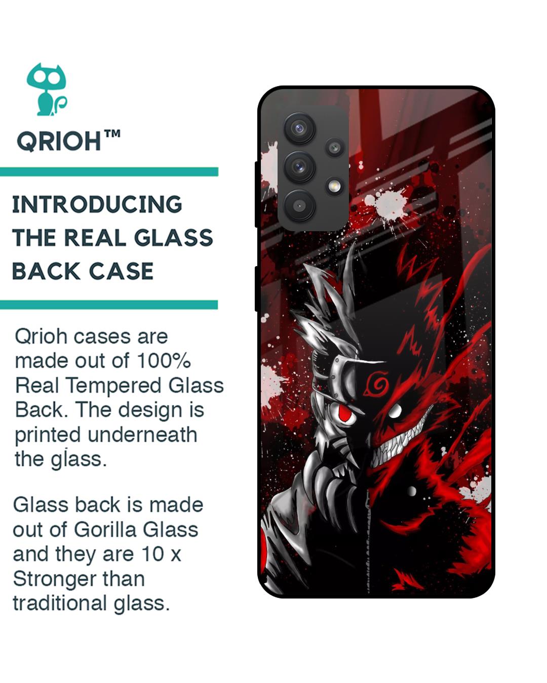 Shop Dark Character Premium Glass Case for Samsung Galaxy M32 5G (Shock Proof,Scratch Resistant)-Back