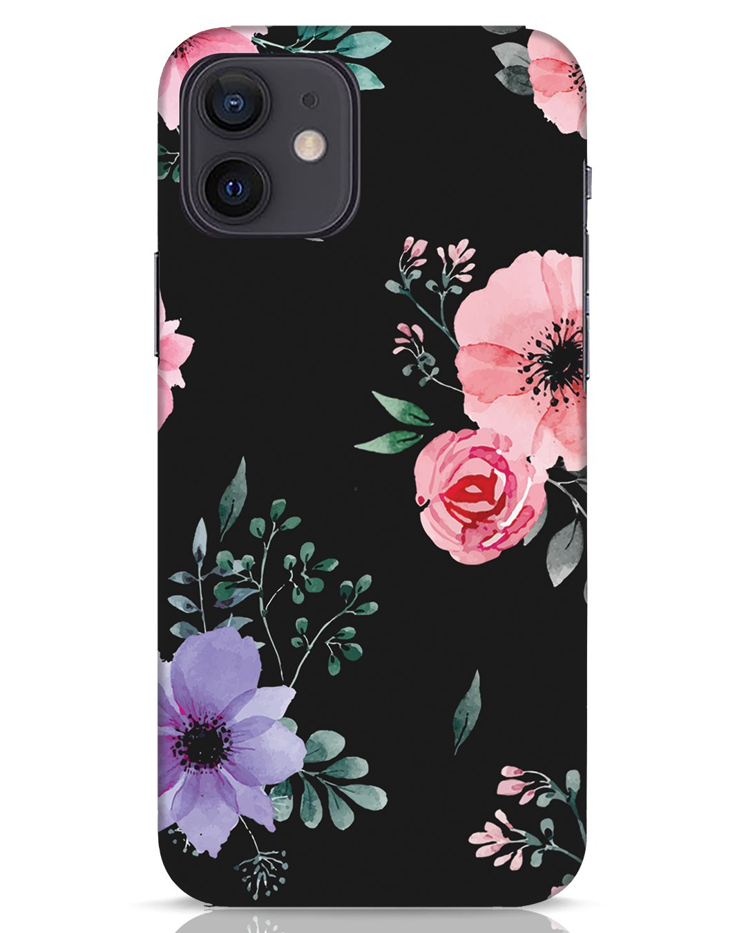 Buy Dark Florals iPhone 12 Mobile Cover Online in India at Bewakoof