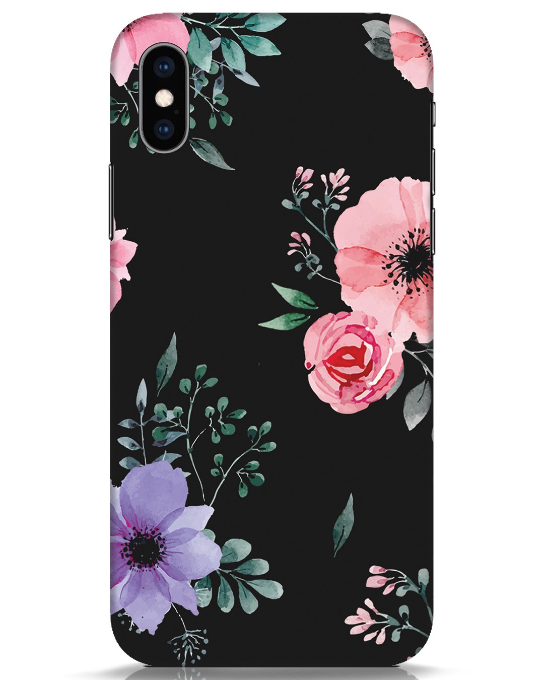 Buy Dark Florals iPhone XS Mobile Covers Online in India at Bewakoof