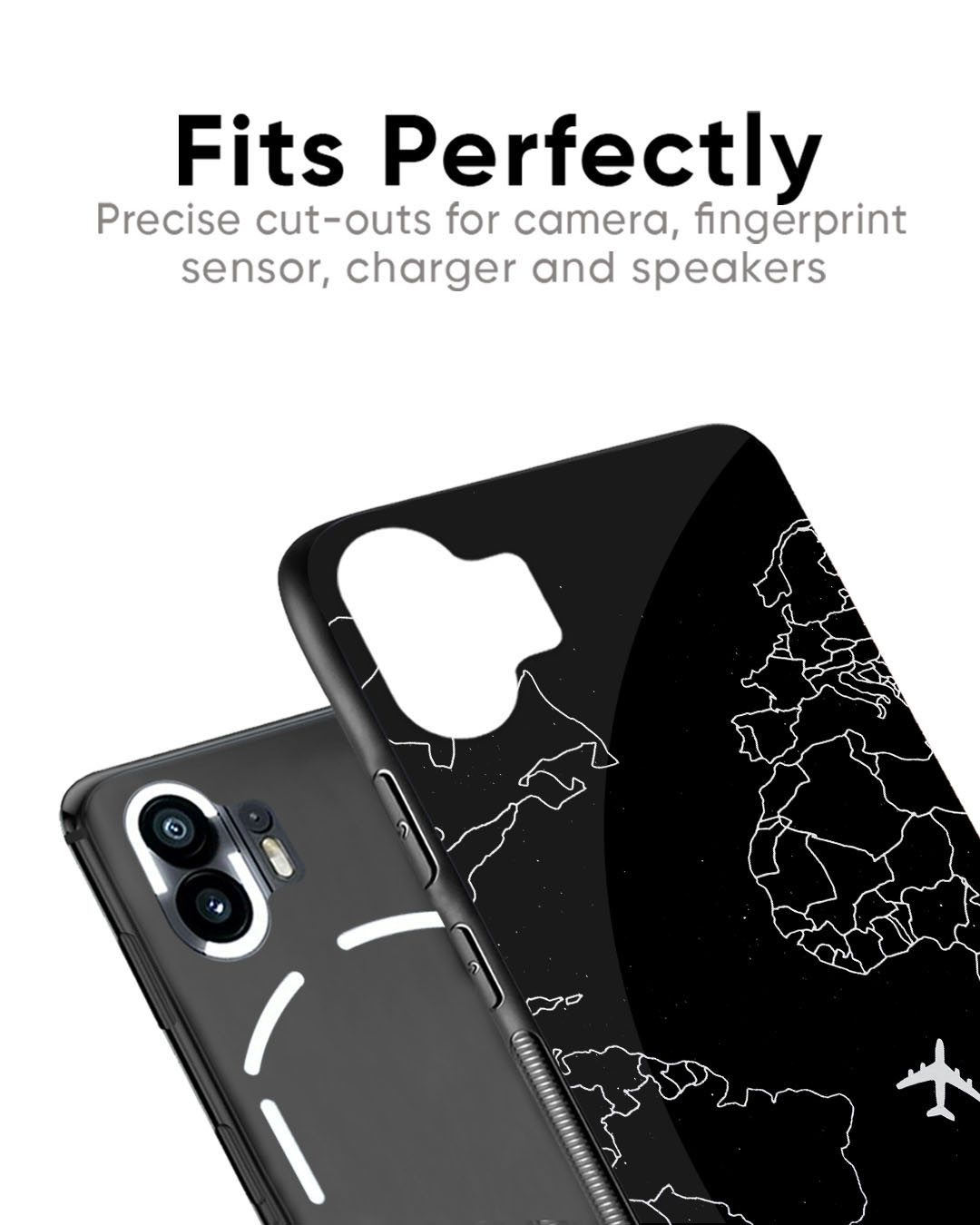 Shop Dark Fly Premium Glass Case for Nothing Phone 1 (Shock Proof, Scratch Resistant)-Back