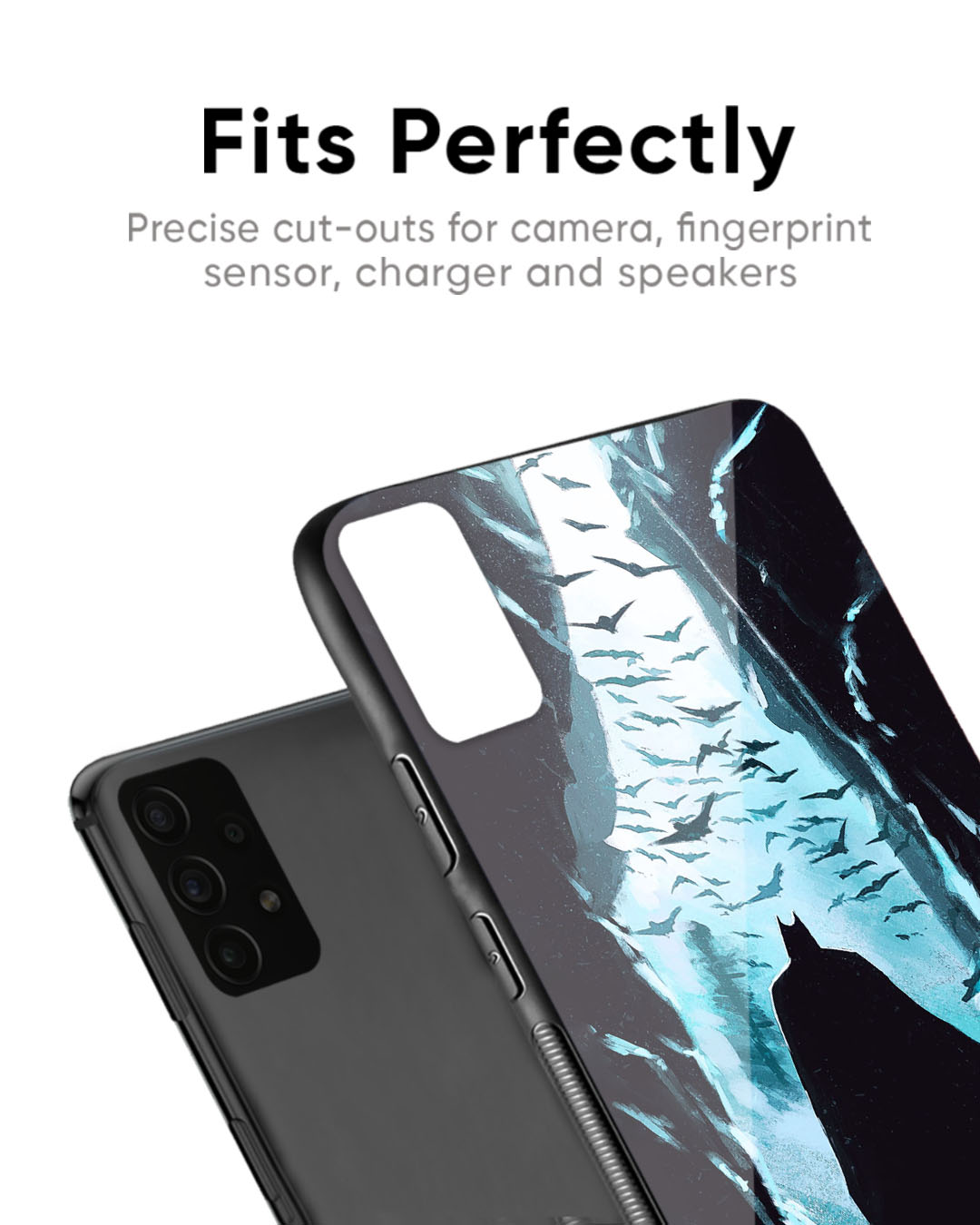Shop Dark Man In Cave Premium Glass Case for OnePlus Nord CE 5G (Shock Proof, Scratch Resistant)-Back