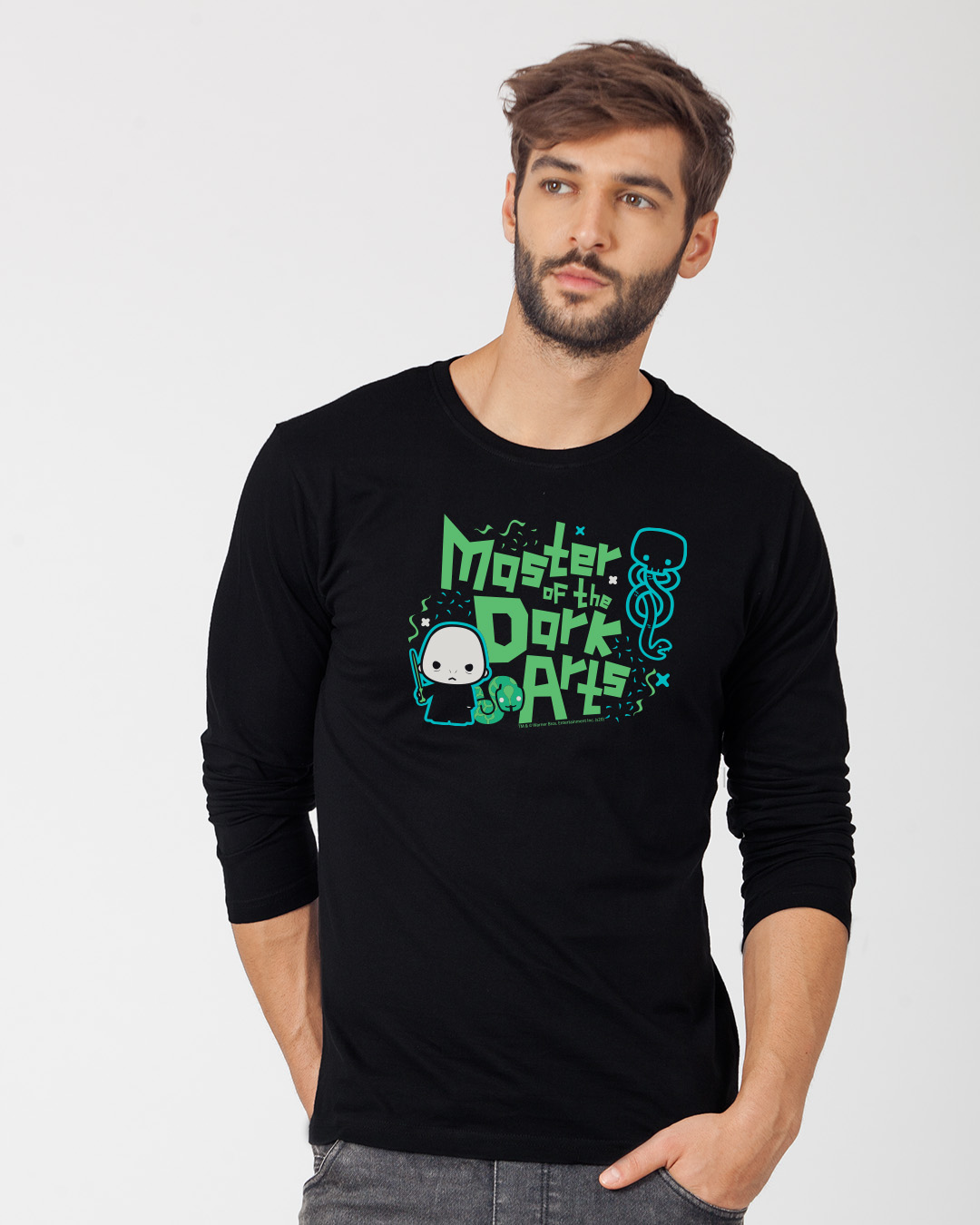 Shop Dark Master  Full Sleeve T-Shirt (HP)-Back