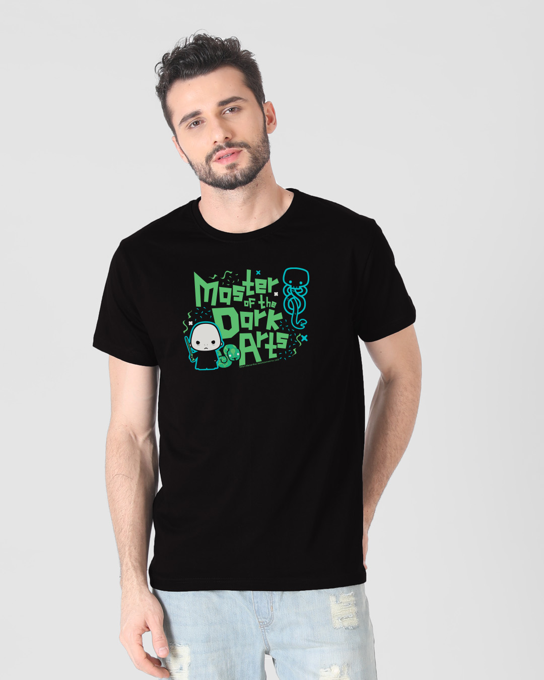 Shop Dark Master Half Sleeve T-Shirt  (HP)-Back