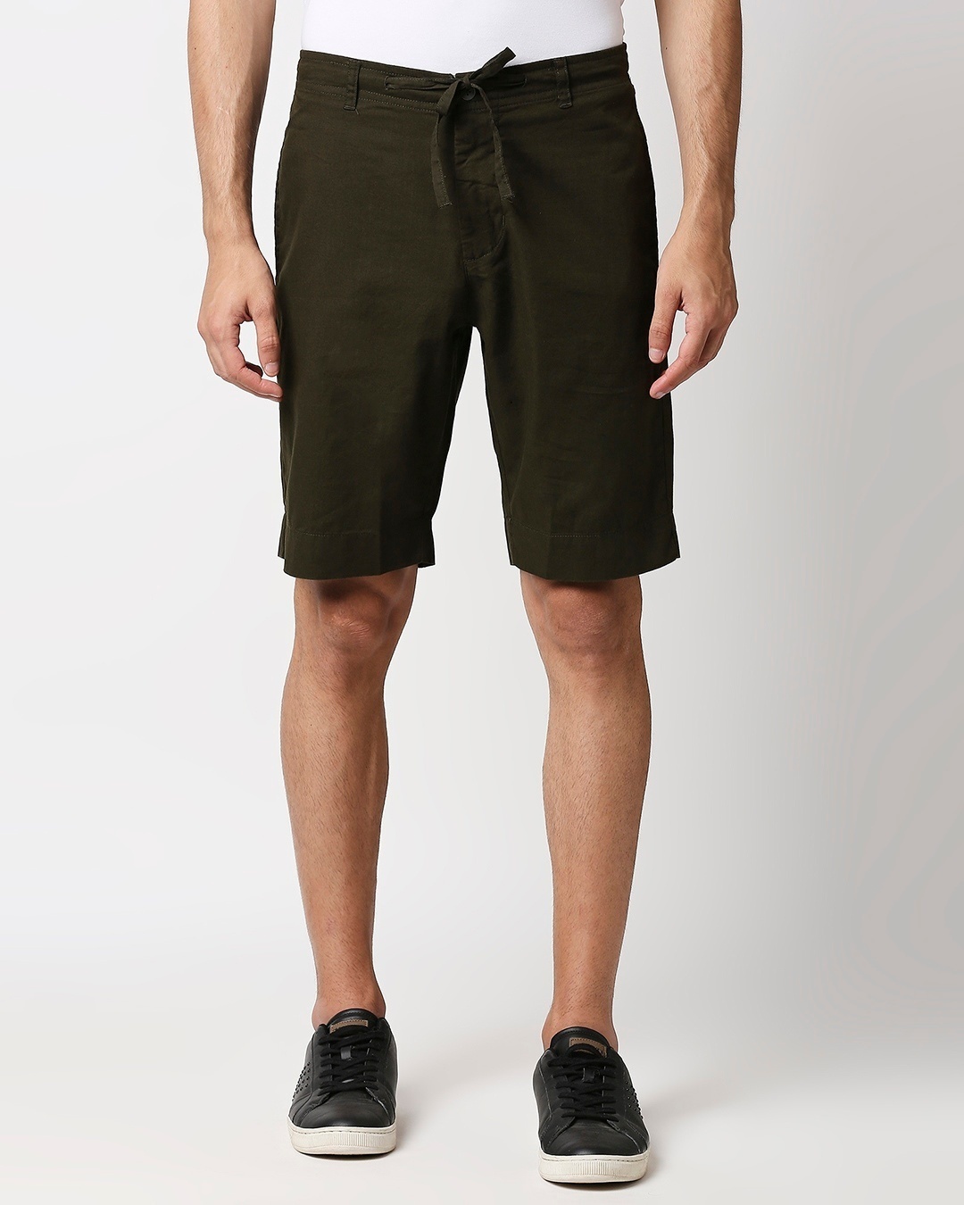 Shop Dark Olive Comfort Shorts-Back