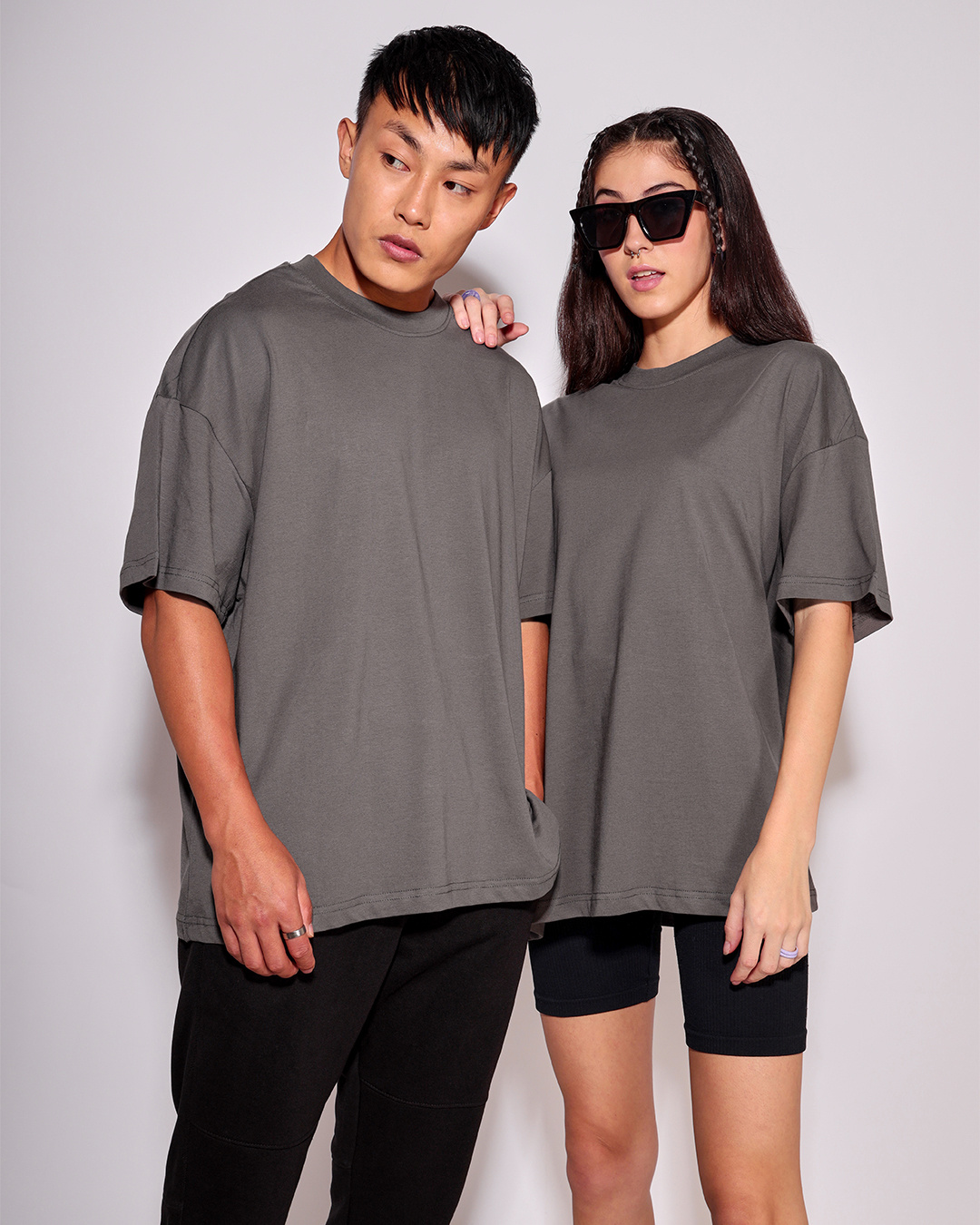"Here Light And Dark Meet" Adult Unisex Graphic T-Shirt – Wolf Design, 100% Cotton, Short Sleeve, Black - View #9