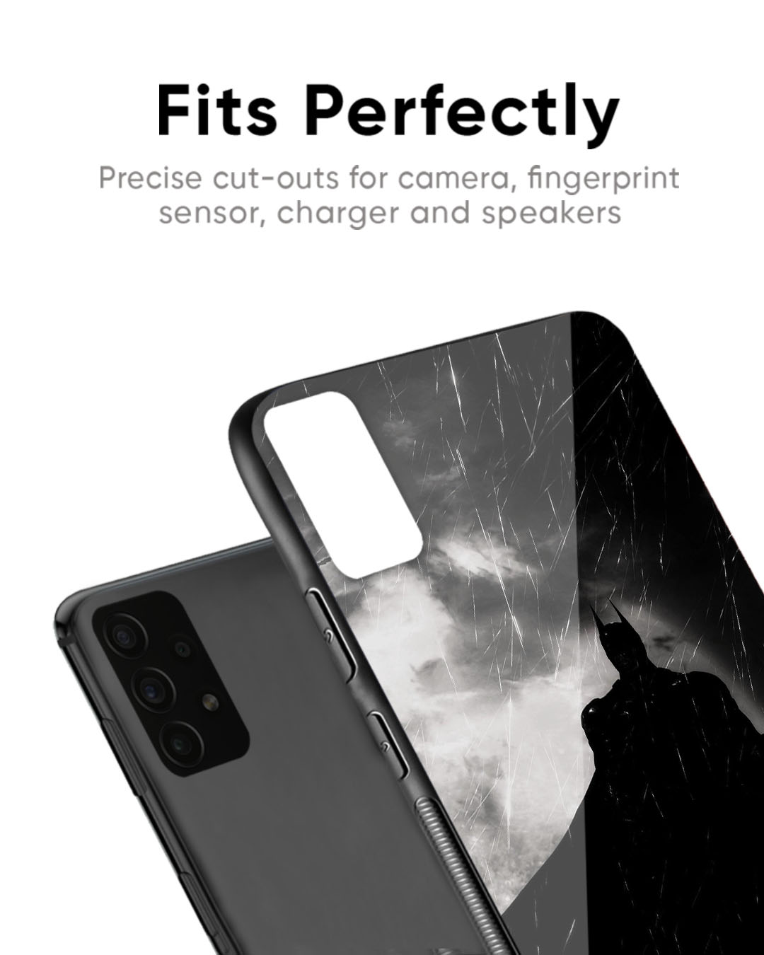 Shop Dark Warrior Hero Premium Glass Case for OnePlus 10R 5G (Shock Proof, Scratch Resistant)-Back