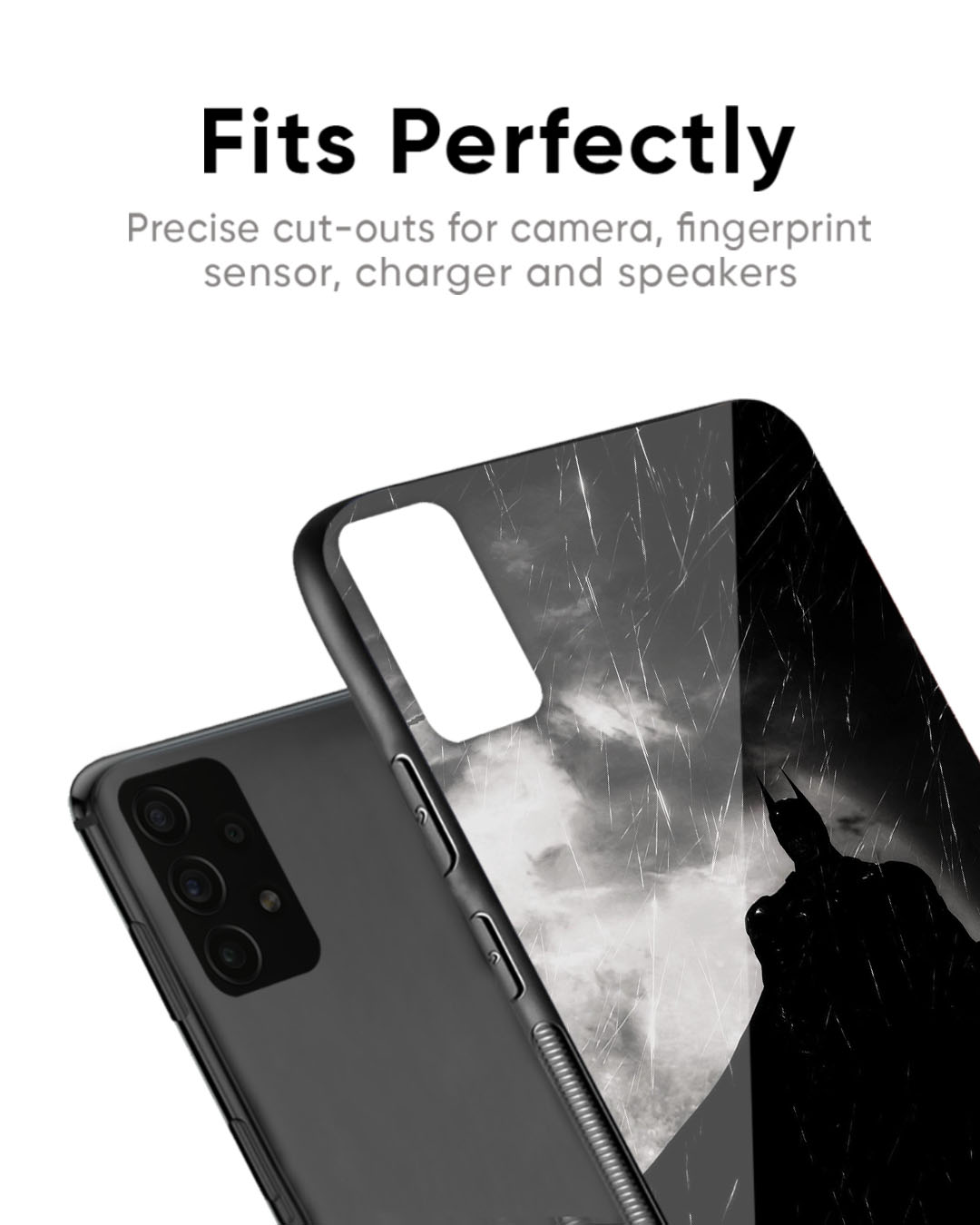 Shop Dark Warrior Hero Premium Glass Case for Poco X5 Pro 5G (Shock Proof, Scratch Resistant)-Back