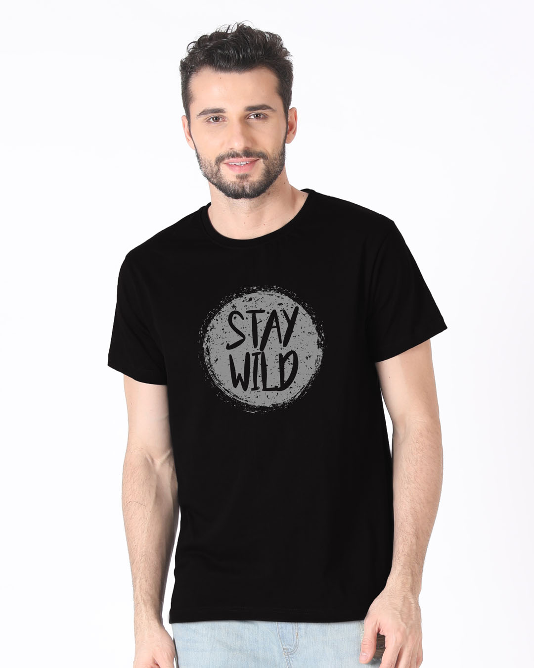 Shop Dark Wild Half Sleeve T-Shirt-Back
