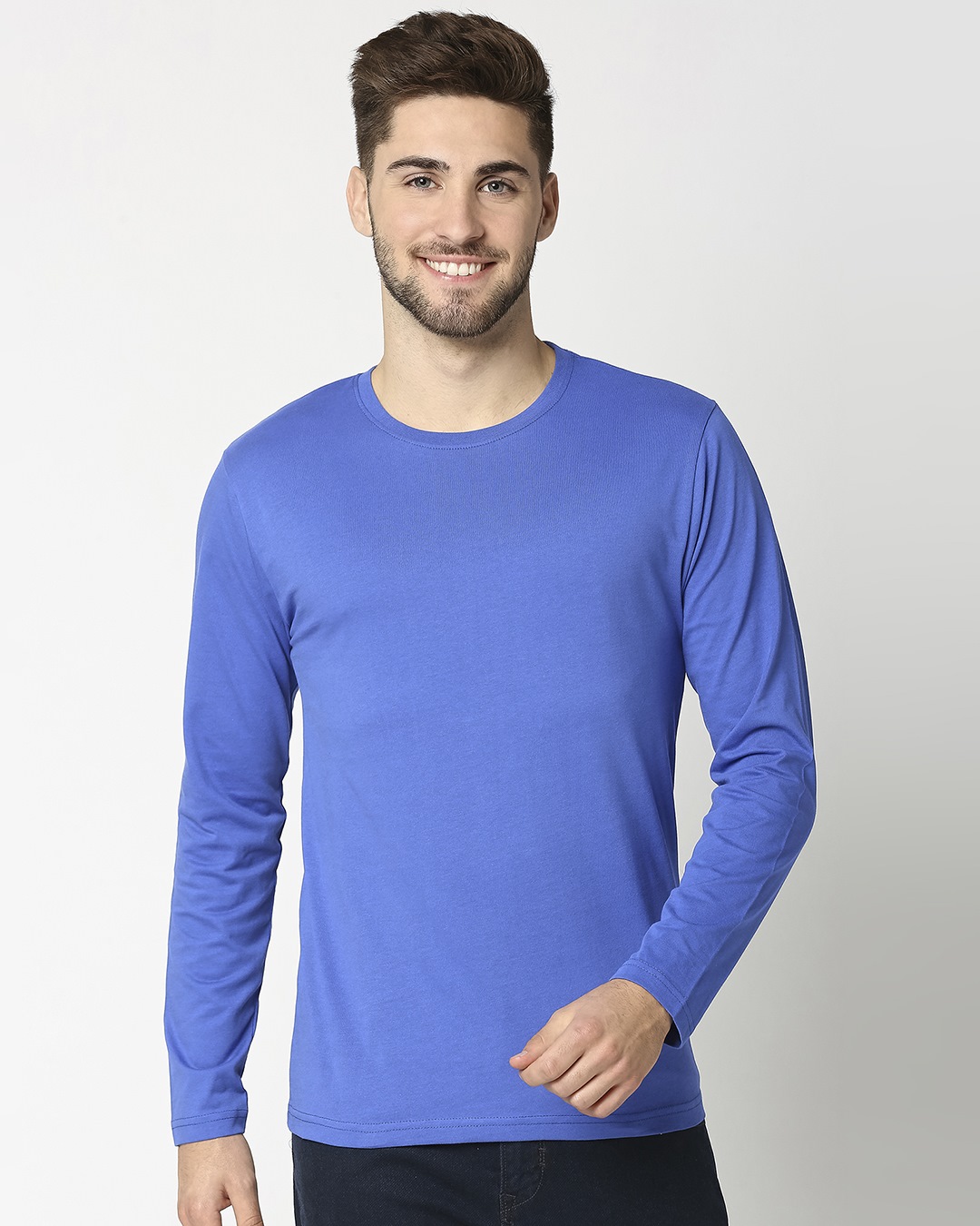 Shop Men's Dazzling Blue T-shirt-Back