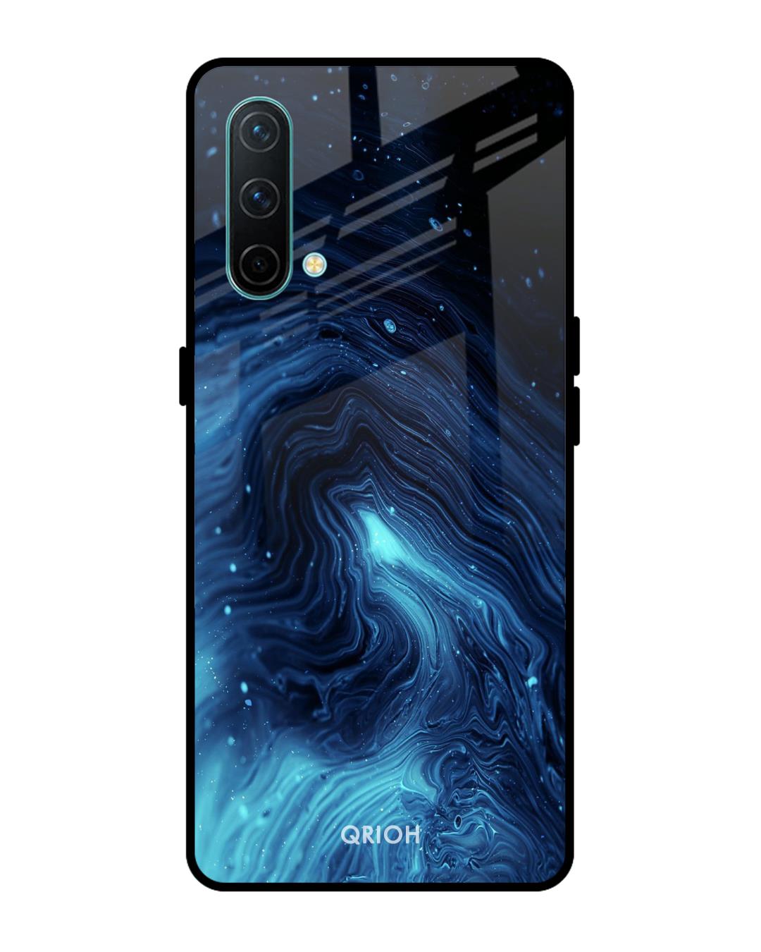 Buy Dazzling Ocean Printed Premium Glass Cover For Oneplus Nord Ce Impact Resistant Matte