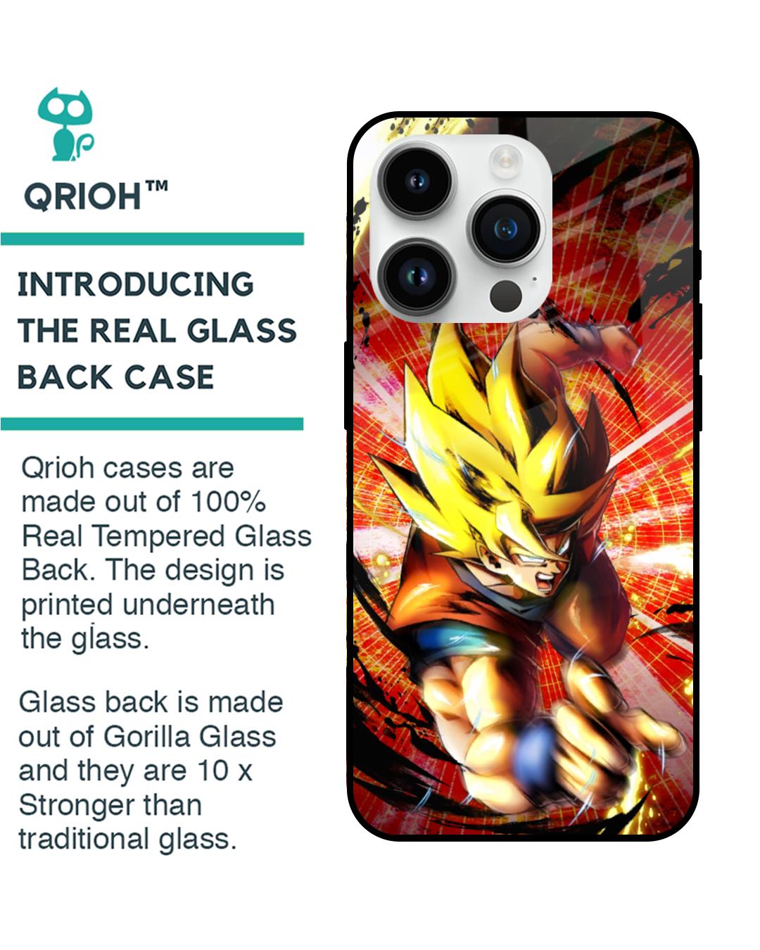 Shop DB Legend Premium Glass Case for Apple iPhone 14 Pro (Shock Proof,Scratch Resistant)-Back