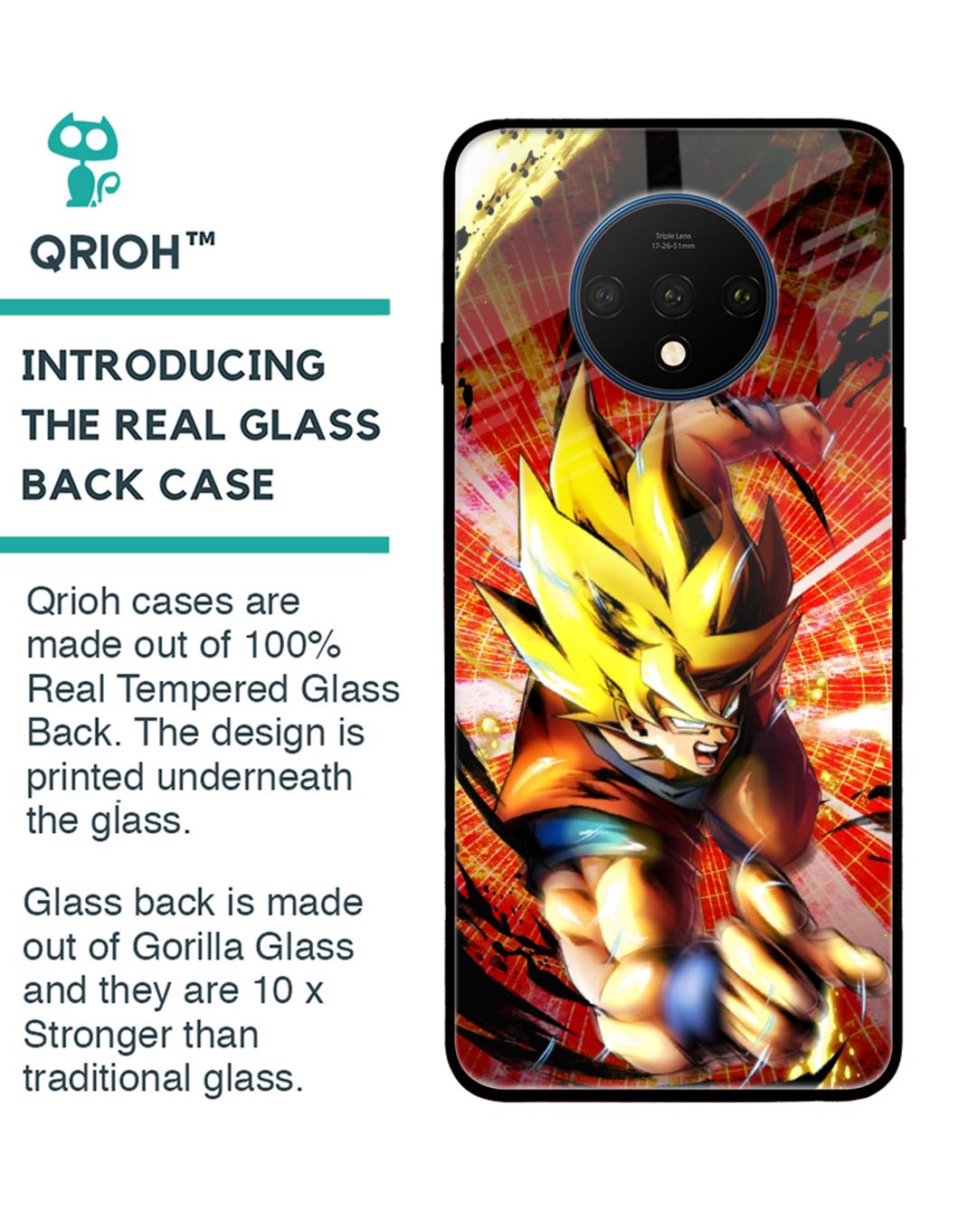 Shop DB Legend Premium Glass Case for OnePlus 7T (Shock Proof,Scratch Resistant)-Back