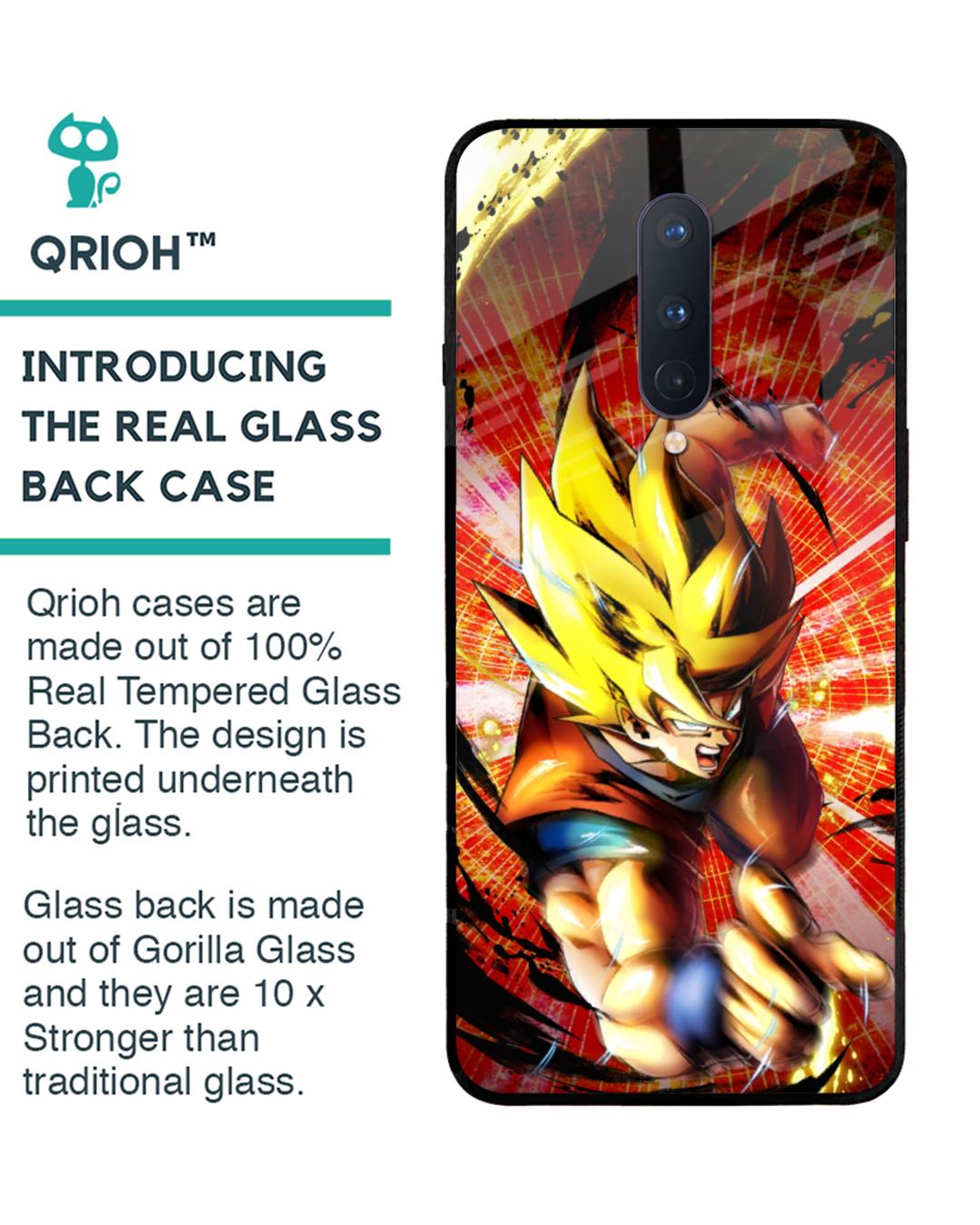 Shop DB Legend Premium Glass Case for OnePlus 8 (Shock Proof,Scratch Resistant)-Back