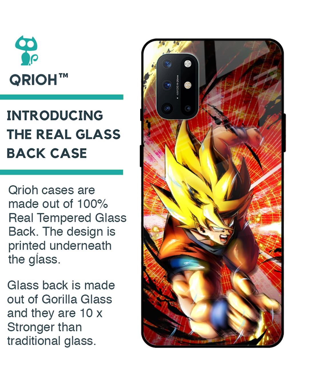 Shop DB Legend Premium Glass Case for OnePlus 8T (Shock Proof,Scratch Resistant)-Back