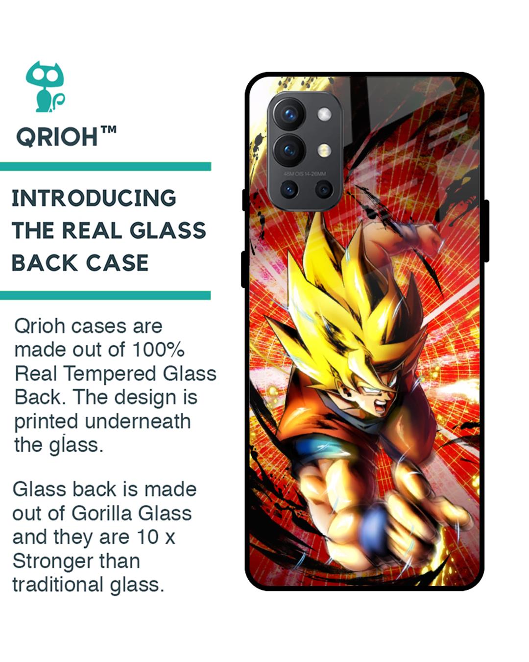 Shop DB Legend Premium Glass Case for OnePlus 9R (Shock Proof,Scratch Resistant)-Back