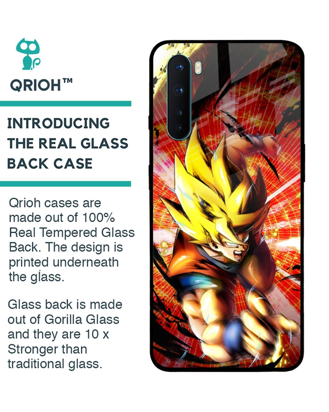 Shop DB Legend Premium Glass Case for OnePlus Nord (Shock Proof,Scratch Resistant)-Back