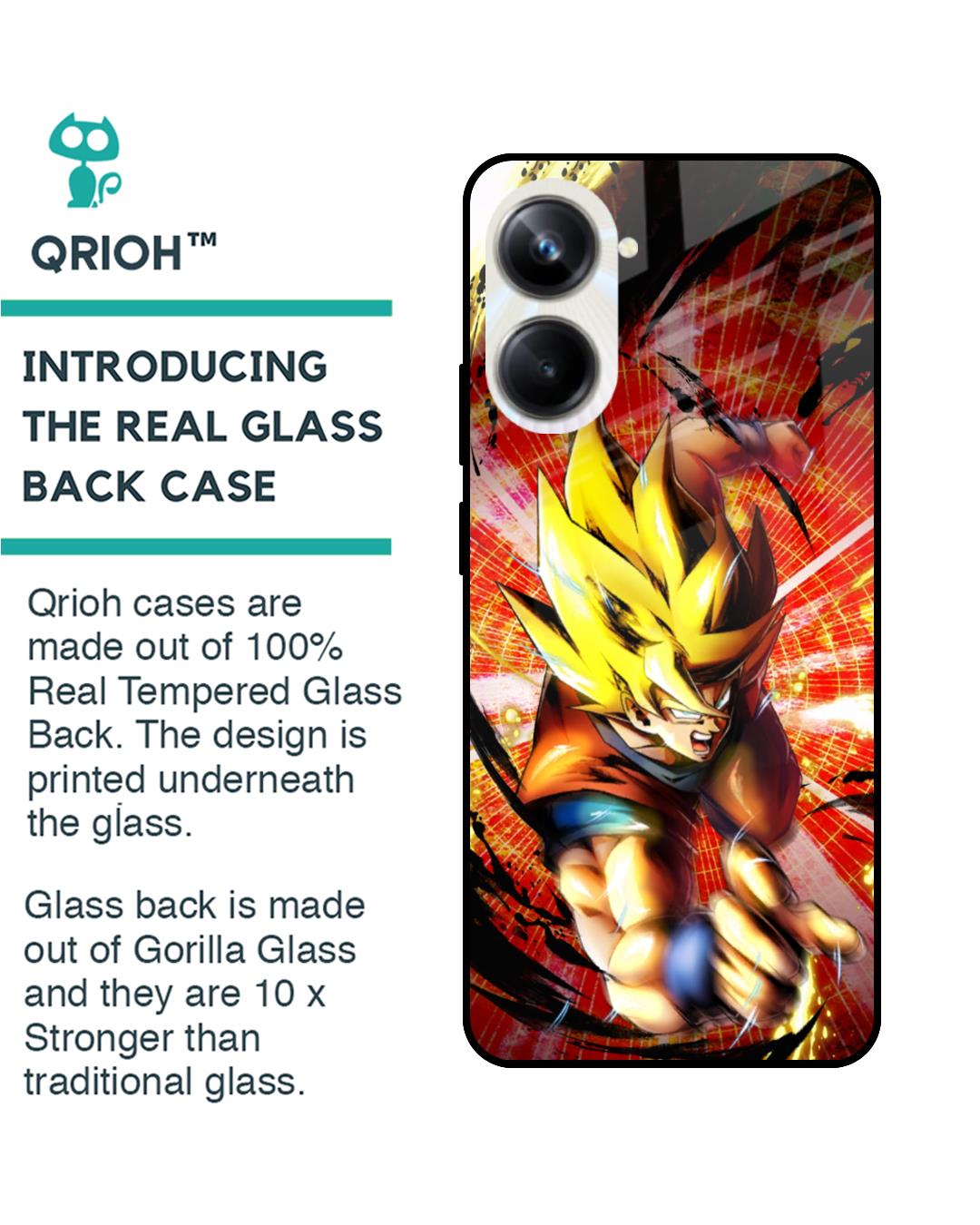 Shop DB Legend Premium Glass Case for Realme 10 Pro 5G(Shock Proof, Scratch Resistant)-Back