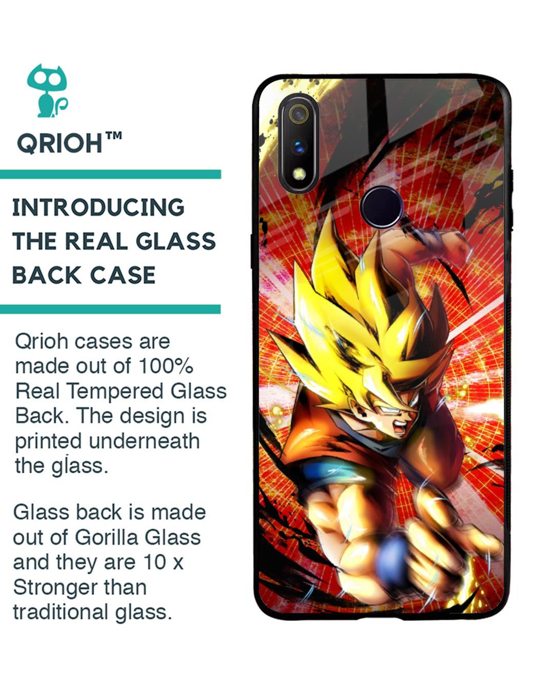 Shop DB Legend Premium Glass Case for Realme 3 Pro (Shock Proof, Scratch Resistant)-Back