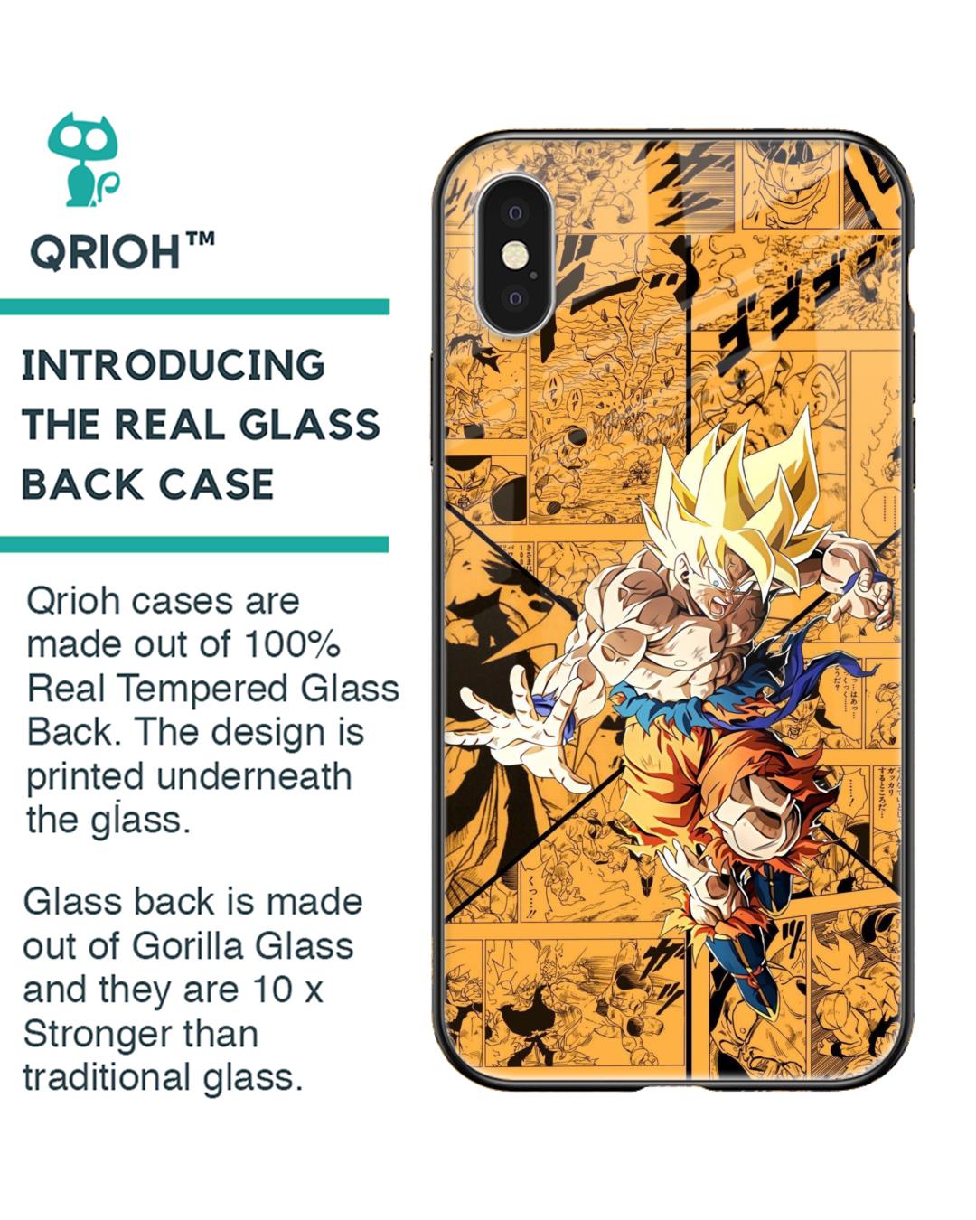 Shop DBz Super Premium Glass Case for Apple iPhone XS (Shock Proof,Scratch Resistant)-Back