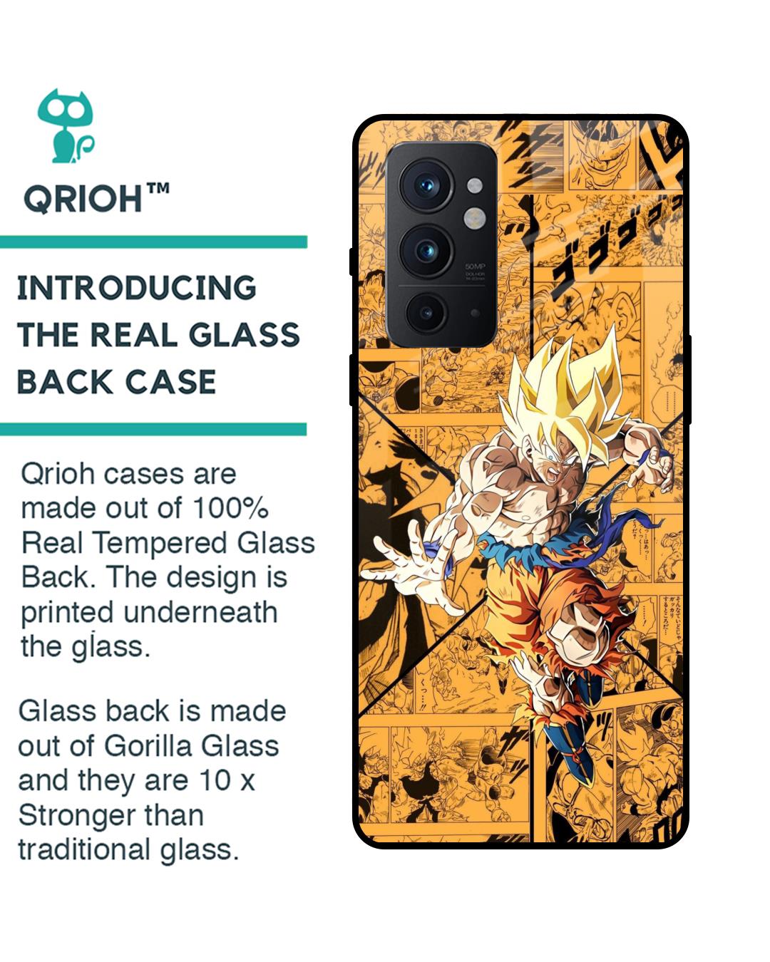 Shop DBz Super Premium Glass Case for OnePlus 9RT 5G (Shock Proof,Scratch Resistant)-Back