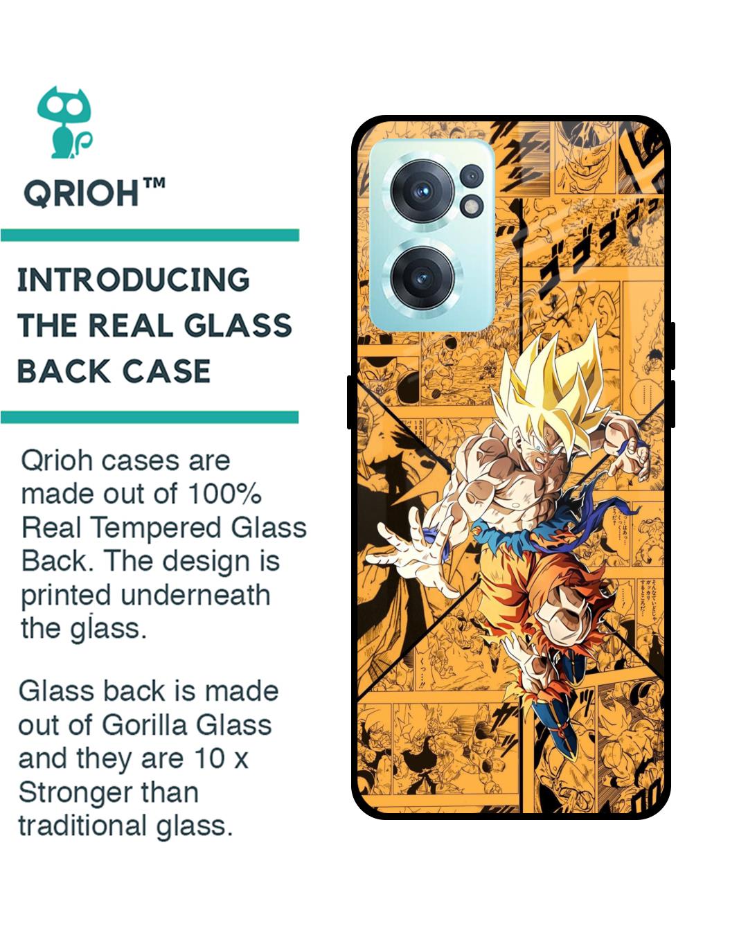 Shop DBz Super Premium Glass Case for OnePlus Nord CE 2 5G (Shock Proof,Scratch Resistant)-Back