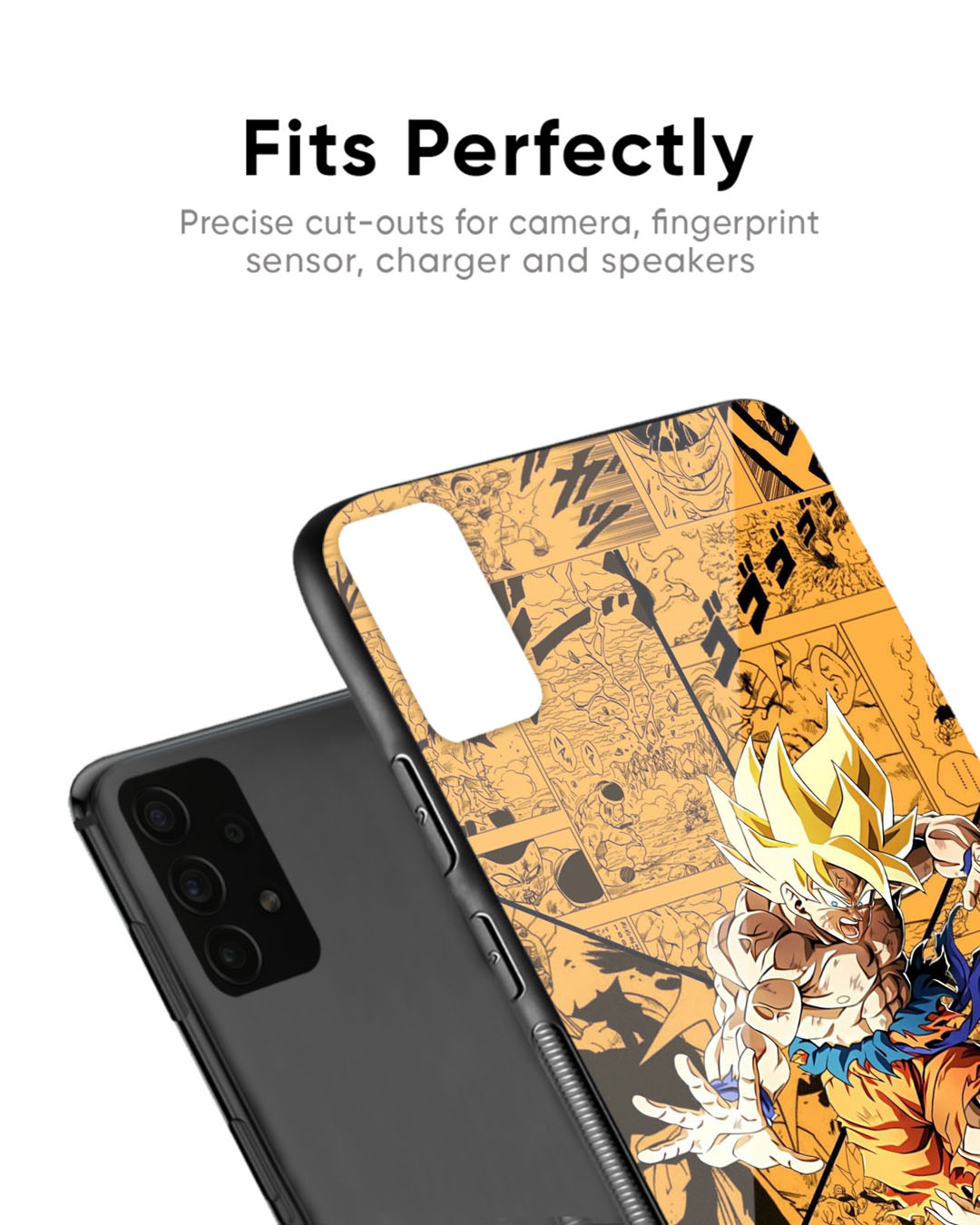 Shop DBz Super Premium Glass Case for Poco F5 5G (Shock Proof, Scratch Resistant)-Back