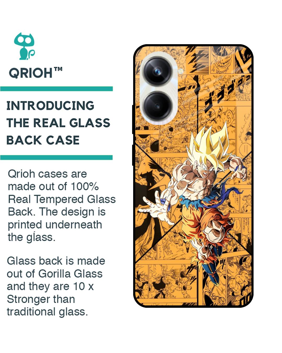 Shop DBz Super Premium Glass Case for Realme 10 Pro 5G(Shock Proof, Scratch Resistant)-Back