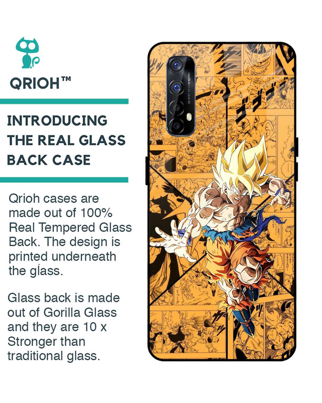 Shop DBz Super Premium Glass Case for Realme Narzo 20 Pro (Shock Proof, Scratch Resistant)-Back