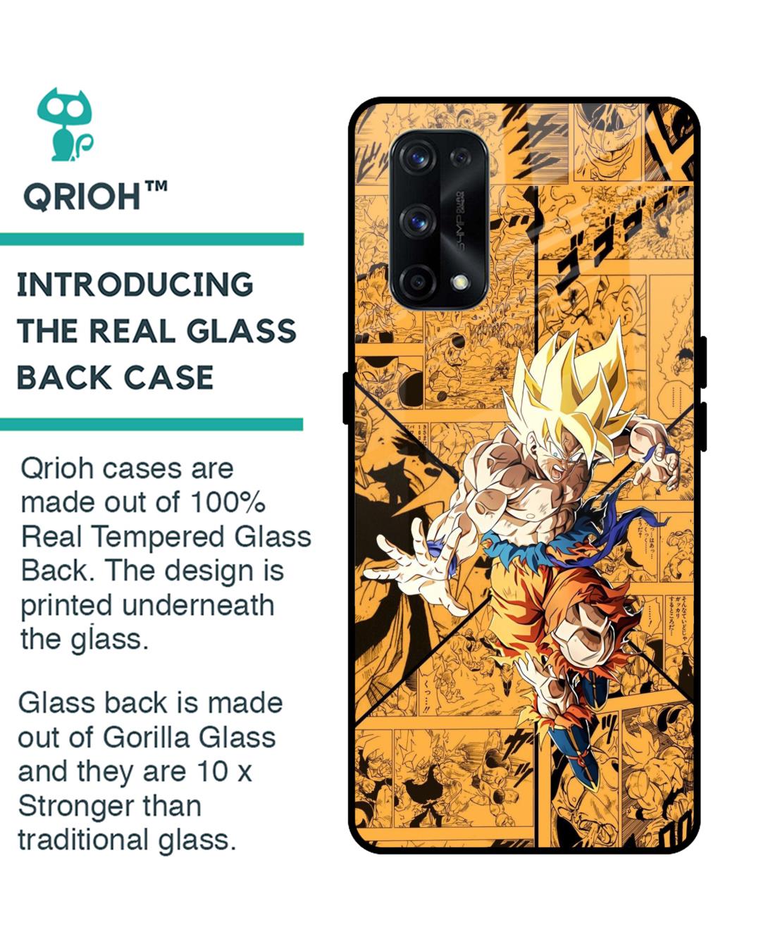 Shop DBz Super Premium Glass Case for Realme X7 Pro (Shock Proof, Scratch Resistant)-Back