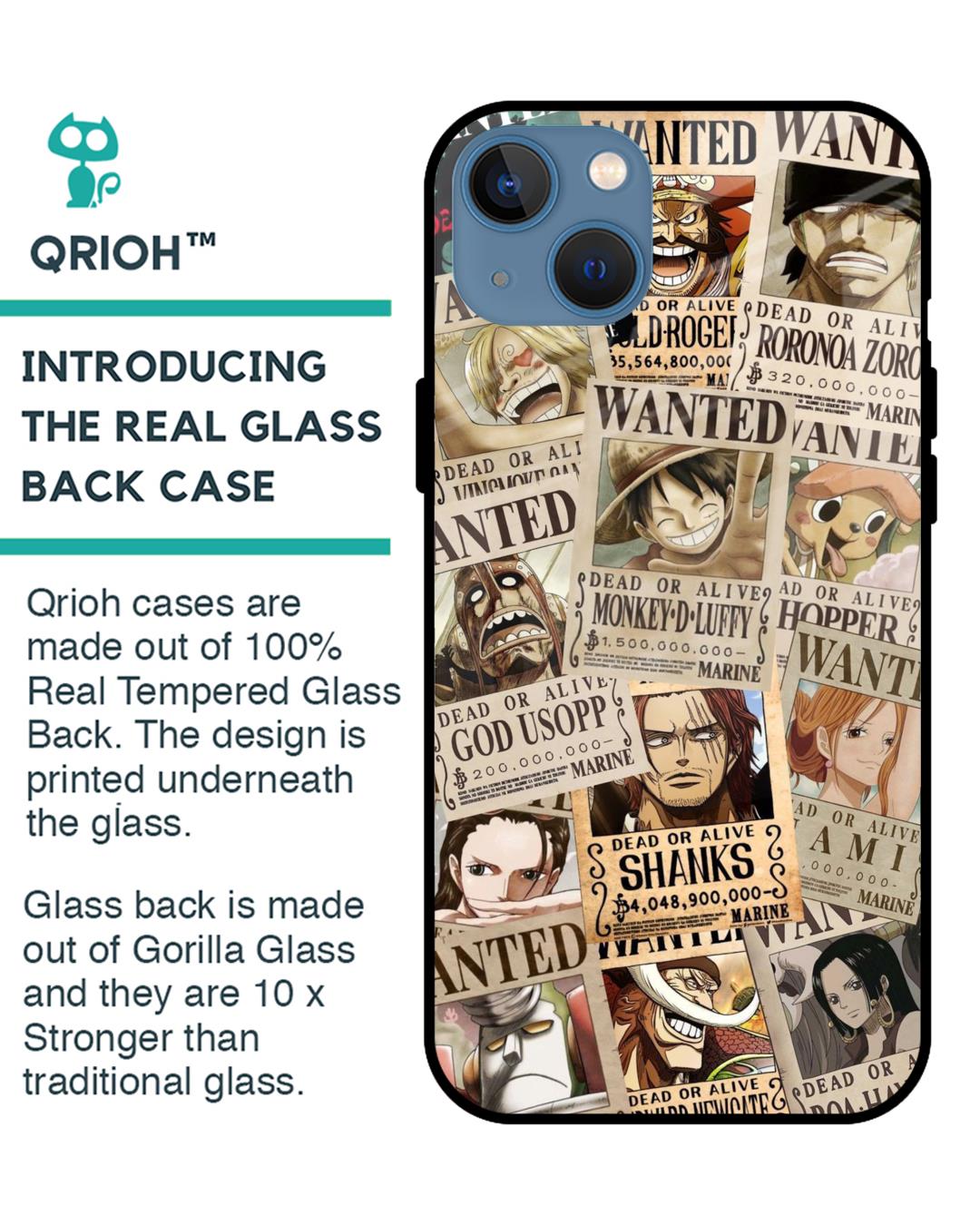 Shop Dead Or Alive Premium Glass Case for iPhone 13 mini (Shock Proof, Scratch Resistant)-Back