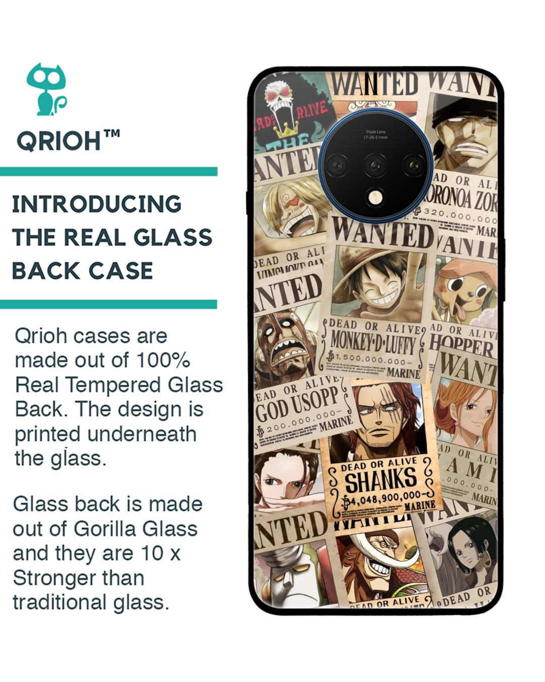 Shop Dead Or Alive Premium Glass Case for OnePlus 7T (Shock Proof,Scratch Resistant)-Back