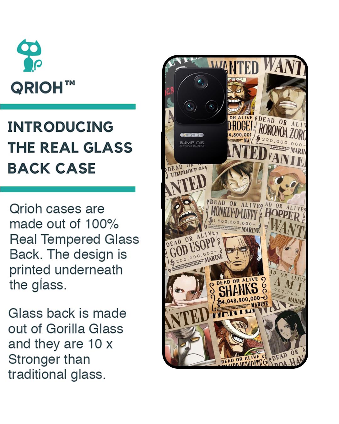 Shop Dead Or Alive Premium Glass Case for Poco F4 5G(Shock Proof, Scratch Resistant)-Back