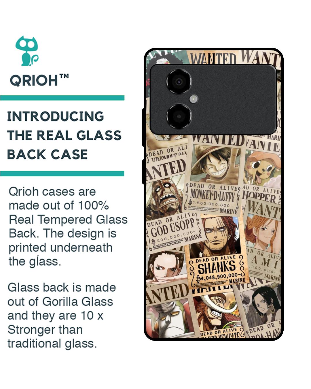 Shop Dead Or Alive Premium Glass Case for Poco M4 5G (Shock Proof,Scratch Resistant)-Back