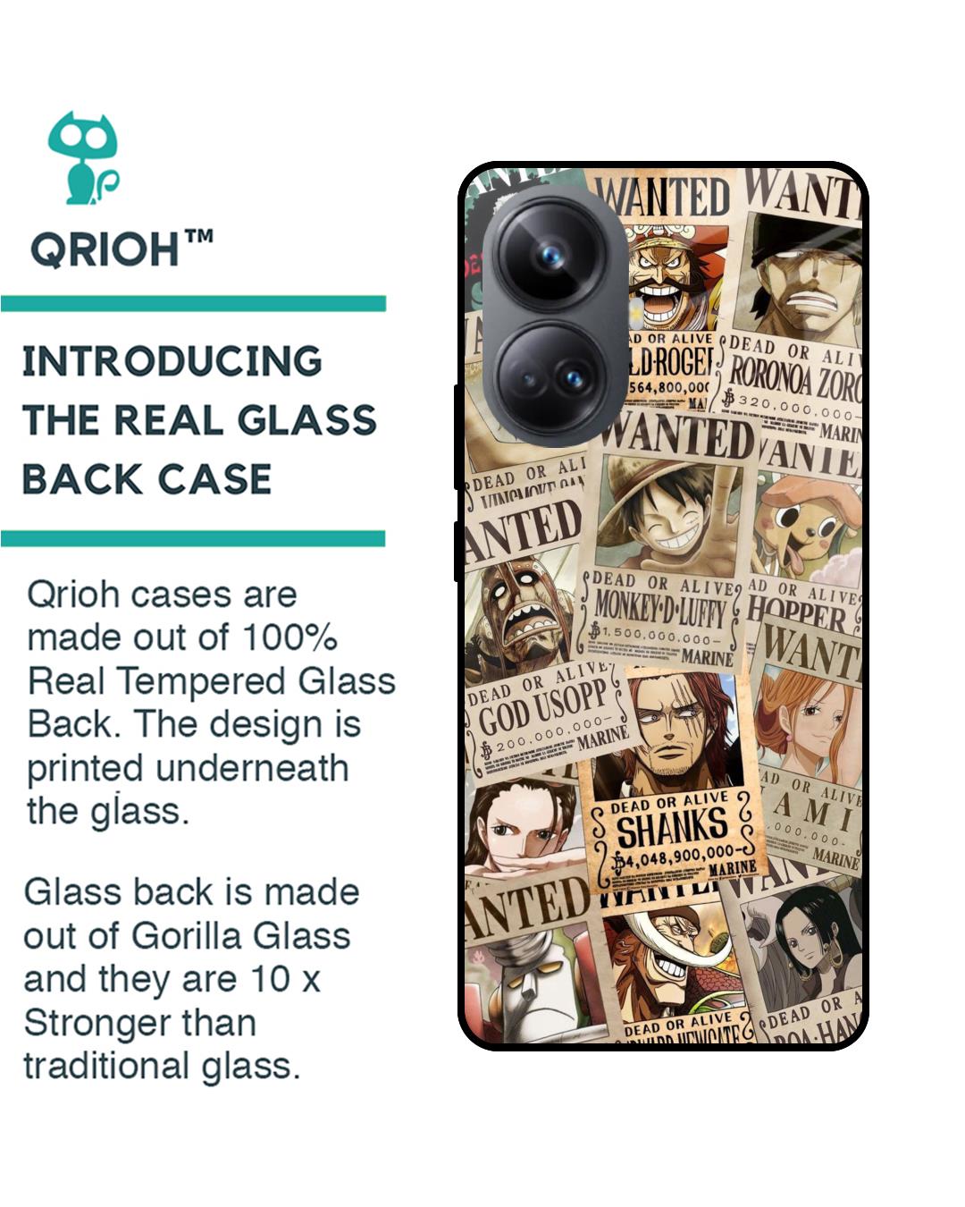 Shop Dead Or Alive Premium Glass Case for Realme 10 Pro+ 5G(Shock Proof, Scratch Resistant)-Back