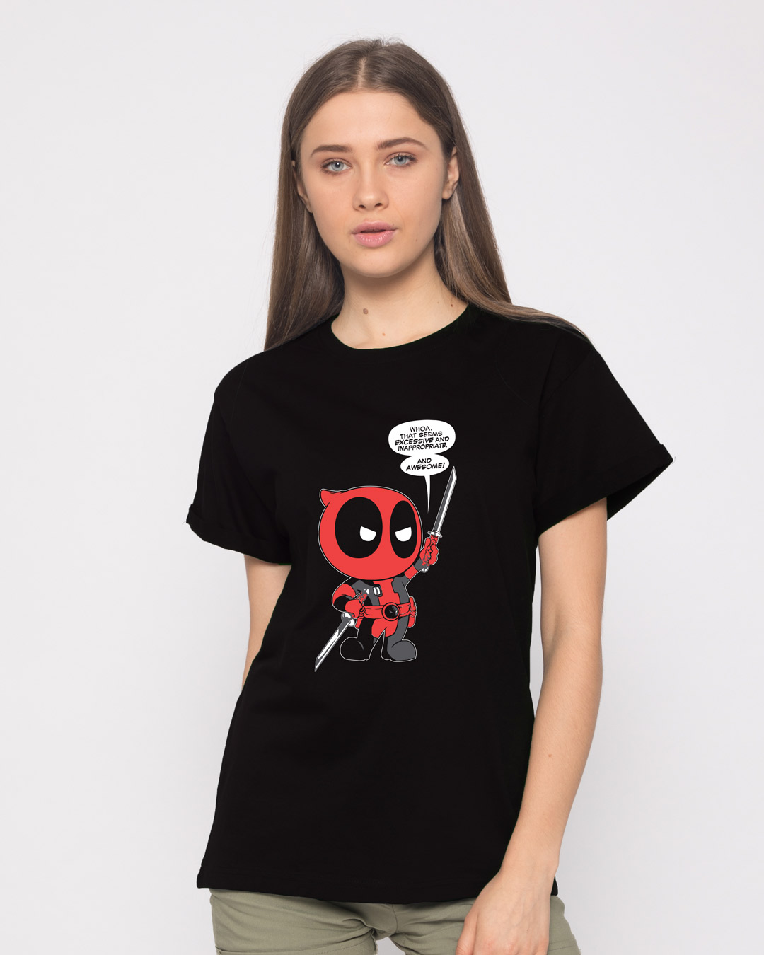 deadpool t shirt women's