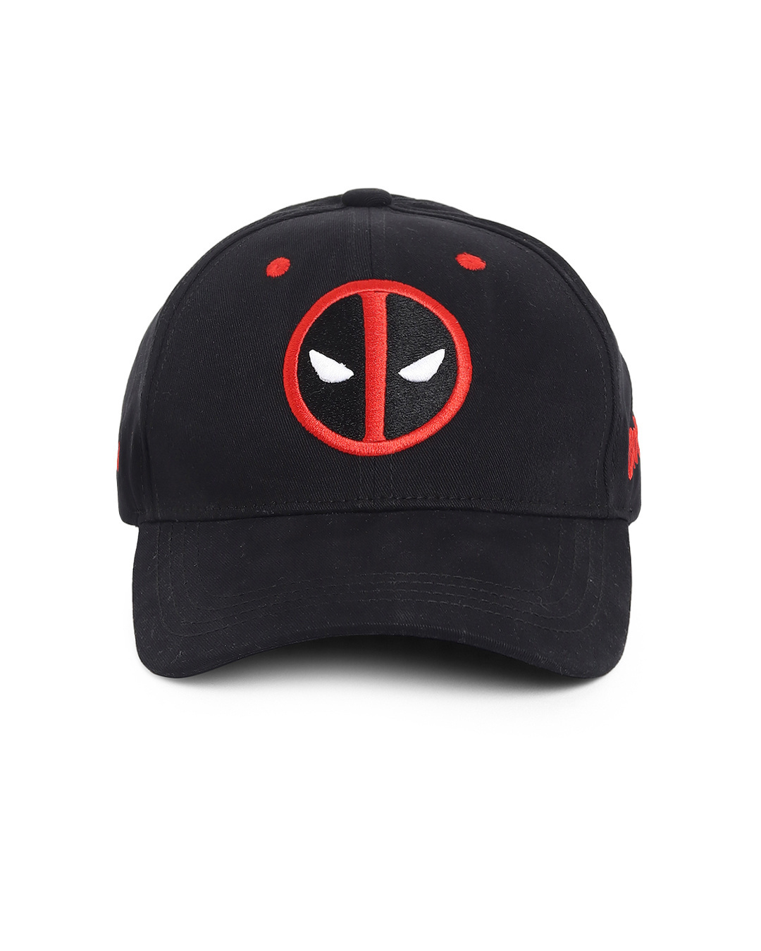 Shop Unisex Black Deadpool Baseball Cap-Back
