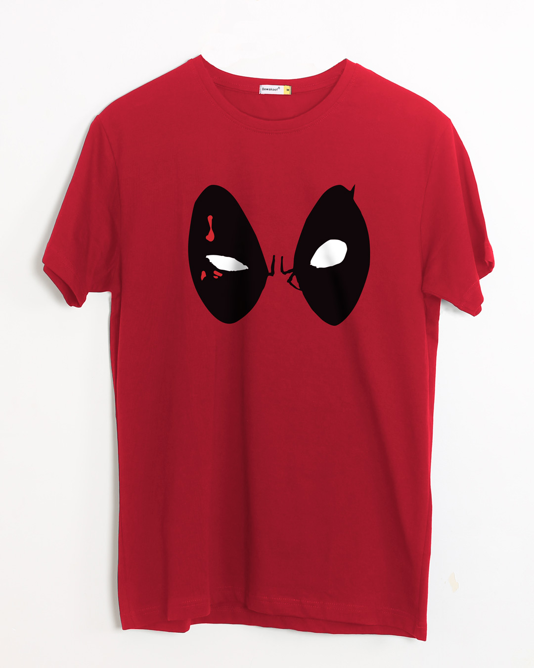 Buy Deadpool Eyes (DPL) Printed Half Sleeve T-Shirt For Men Online ...