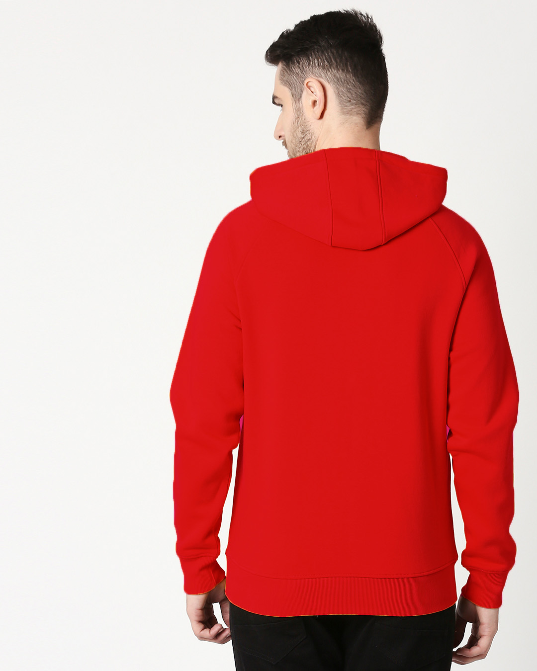 Shop Deadpool Eyes Stylised Panel Sweatshirt Hoodie-Back