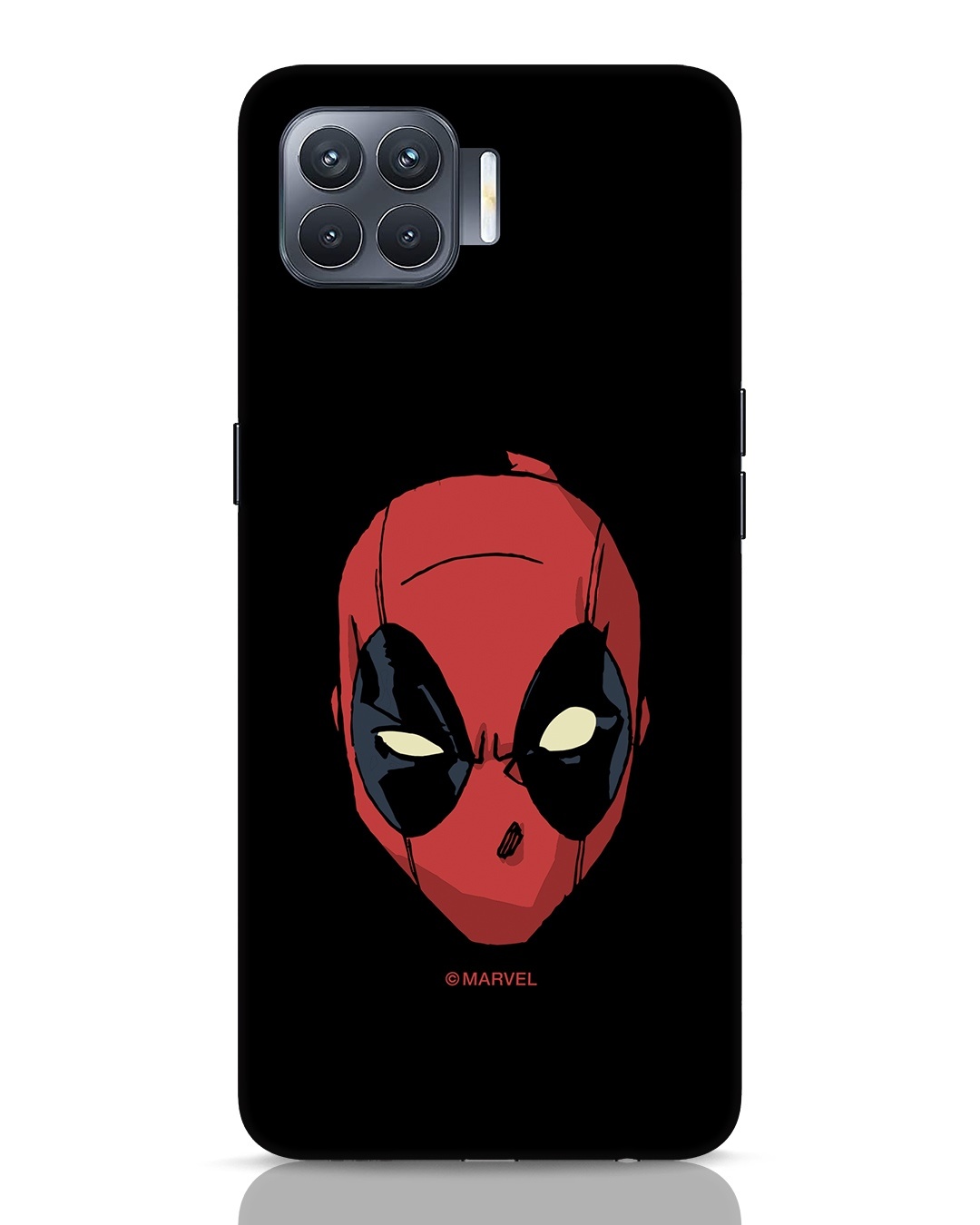 Buy Deadpool Face Oppo F17 Pro Mobile Cover (DPL) Online in India at ...