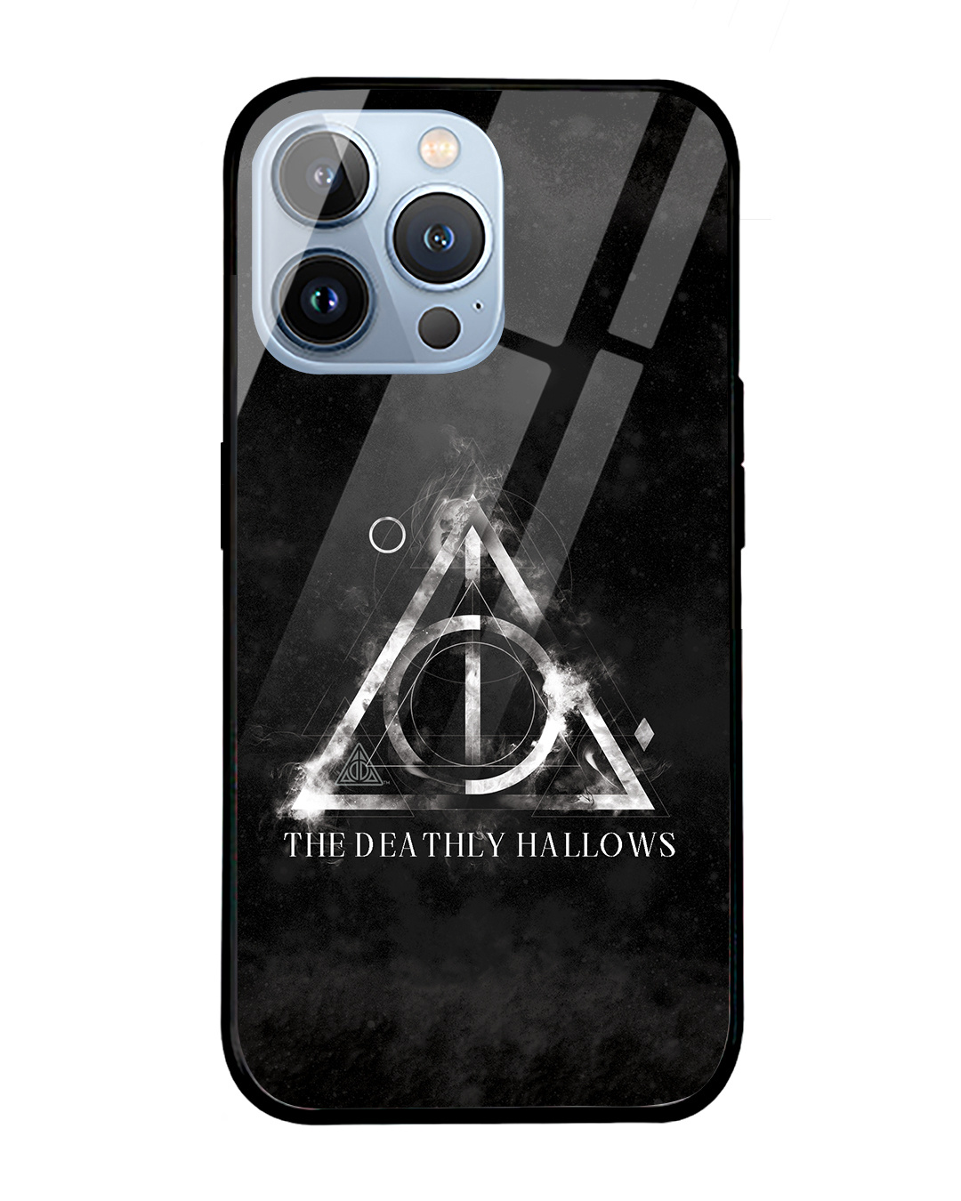 Buy Deathly Hallows Premium Glass Cover for Apple iPhone 13 Pro Online ...