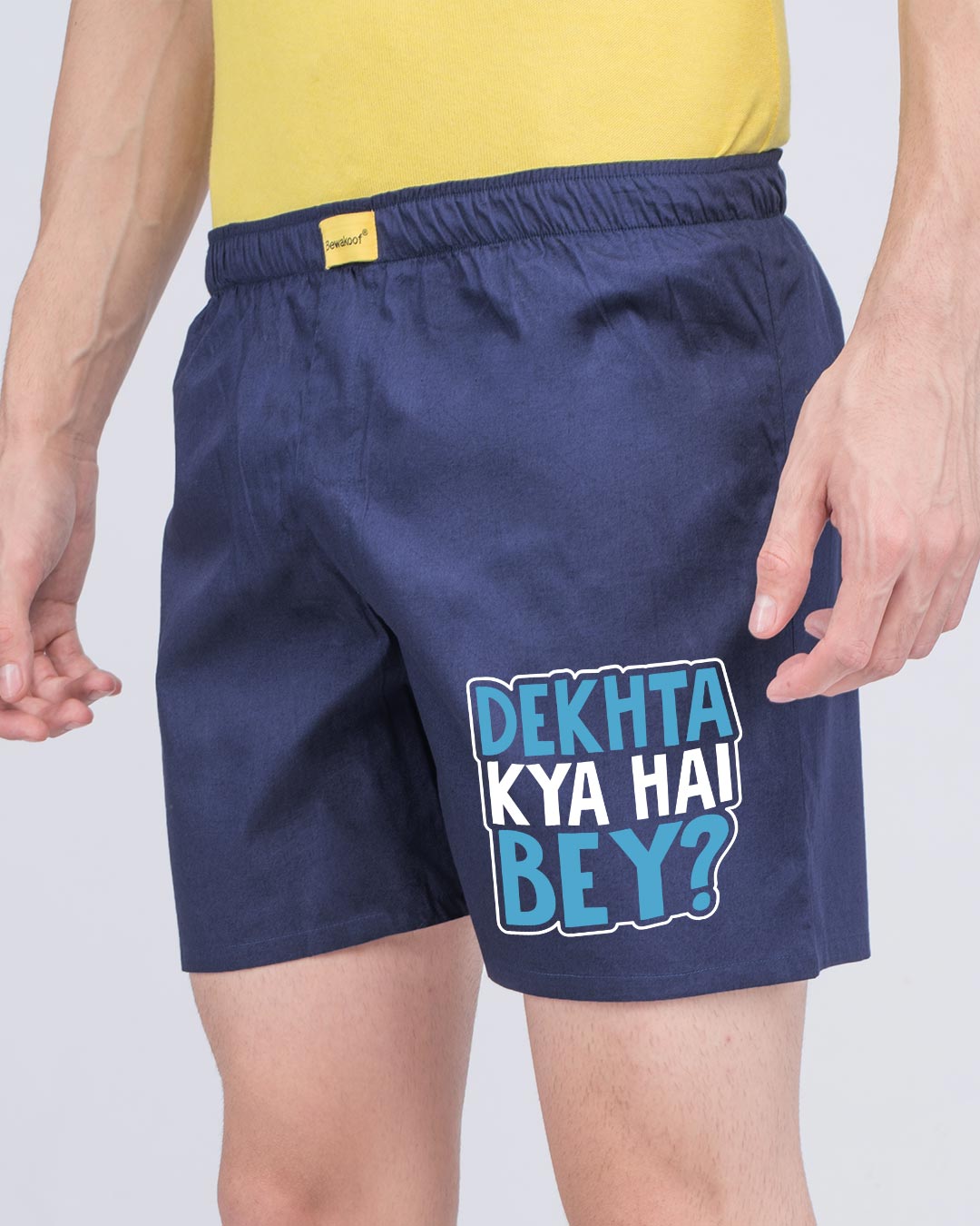 Shop Dekhta Kya Hai Be Side Printed Boxer-Back