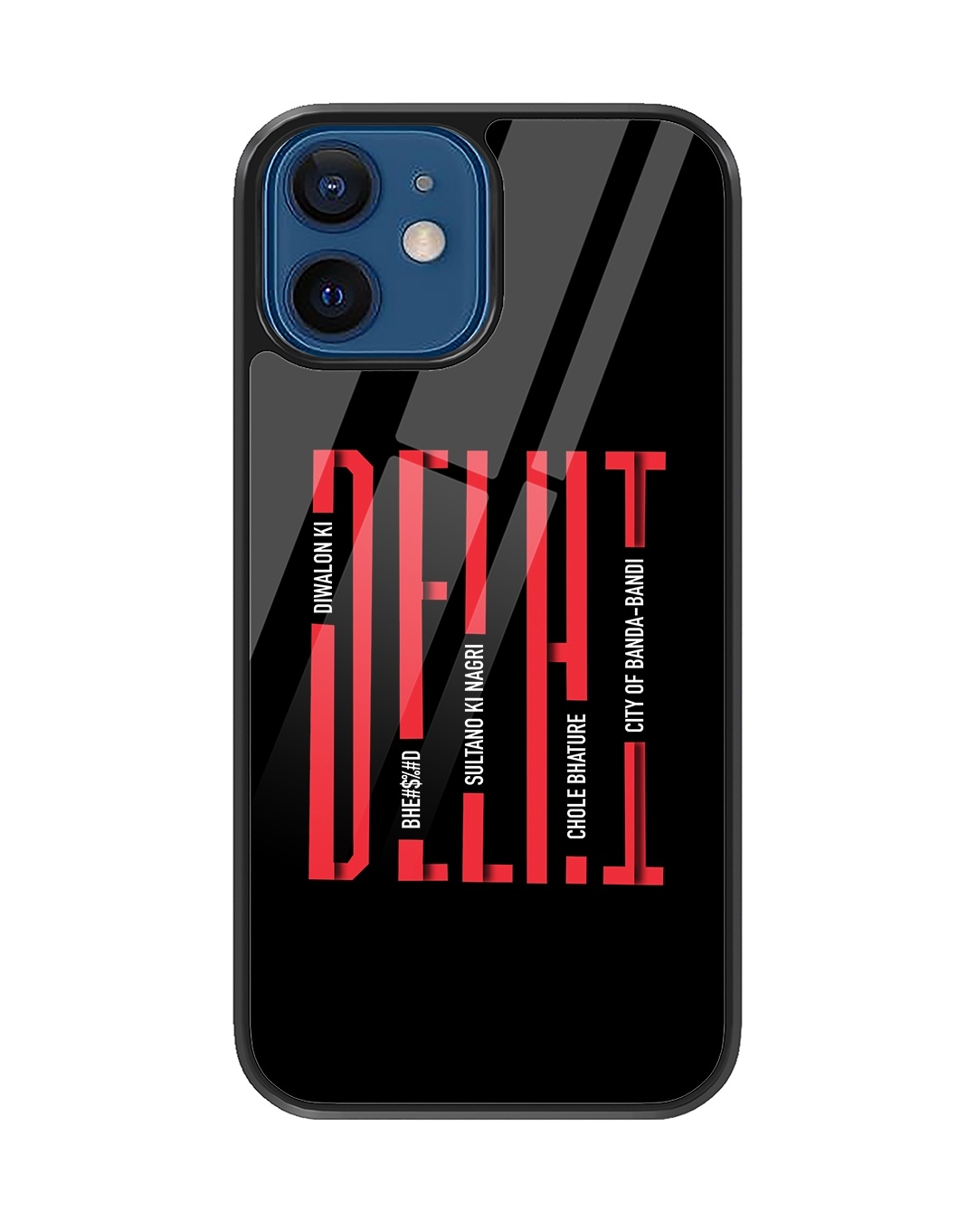 Buy Delhi City Premium Glass Cover for iPhone 12 Mini Online in India