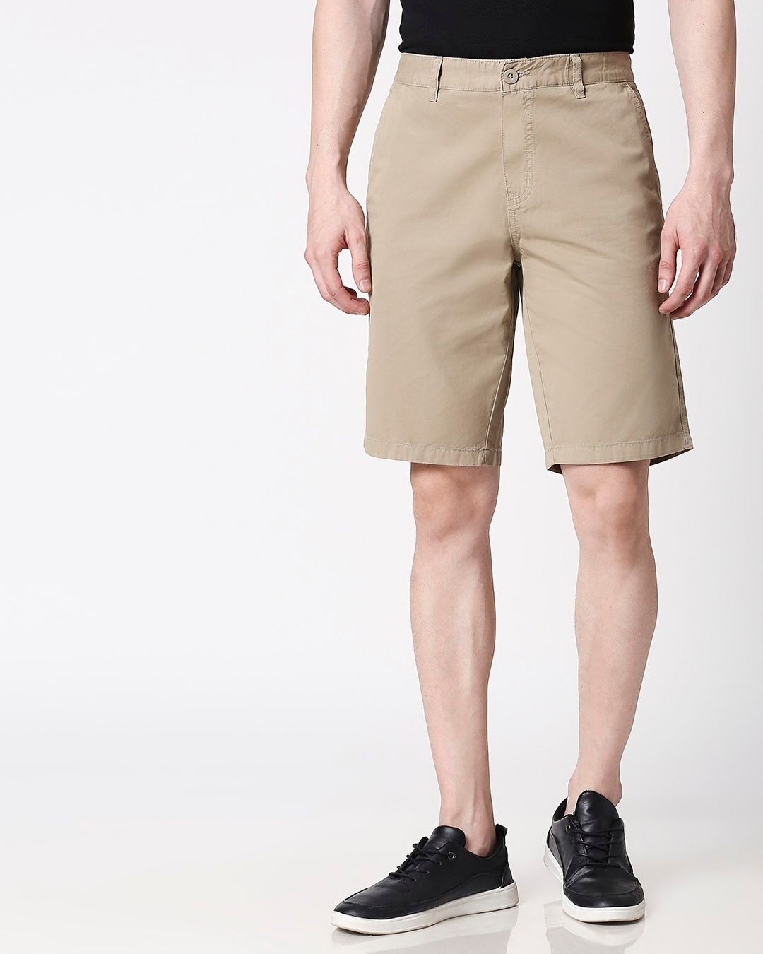 Shop Desert Beige Men's Shorts-Back