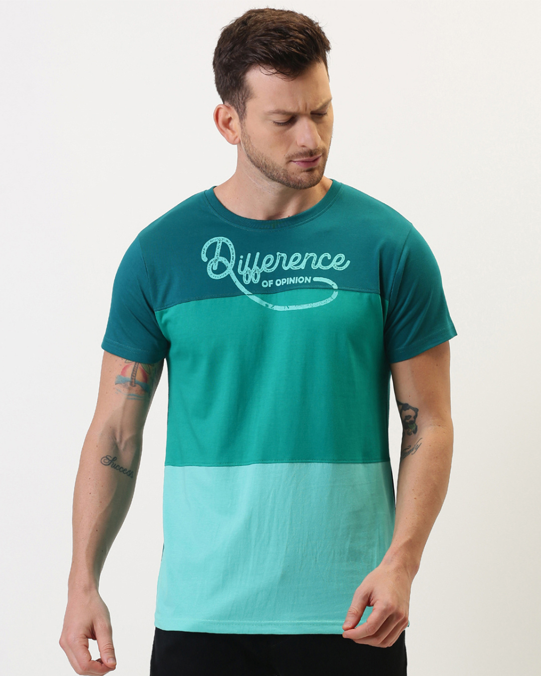 Buy Difference Of Opinion Green Typography T Shirt Online At Bewakoof Buy difference of opinion green typography t shirt online at bewakoof