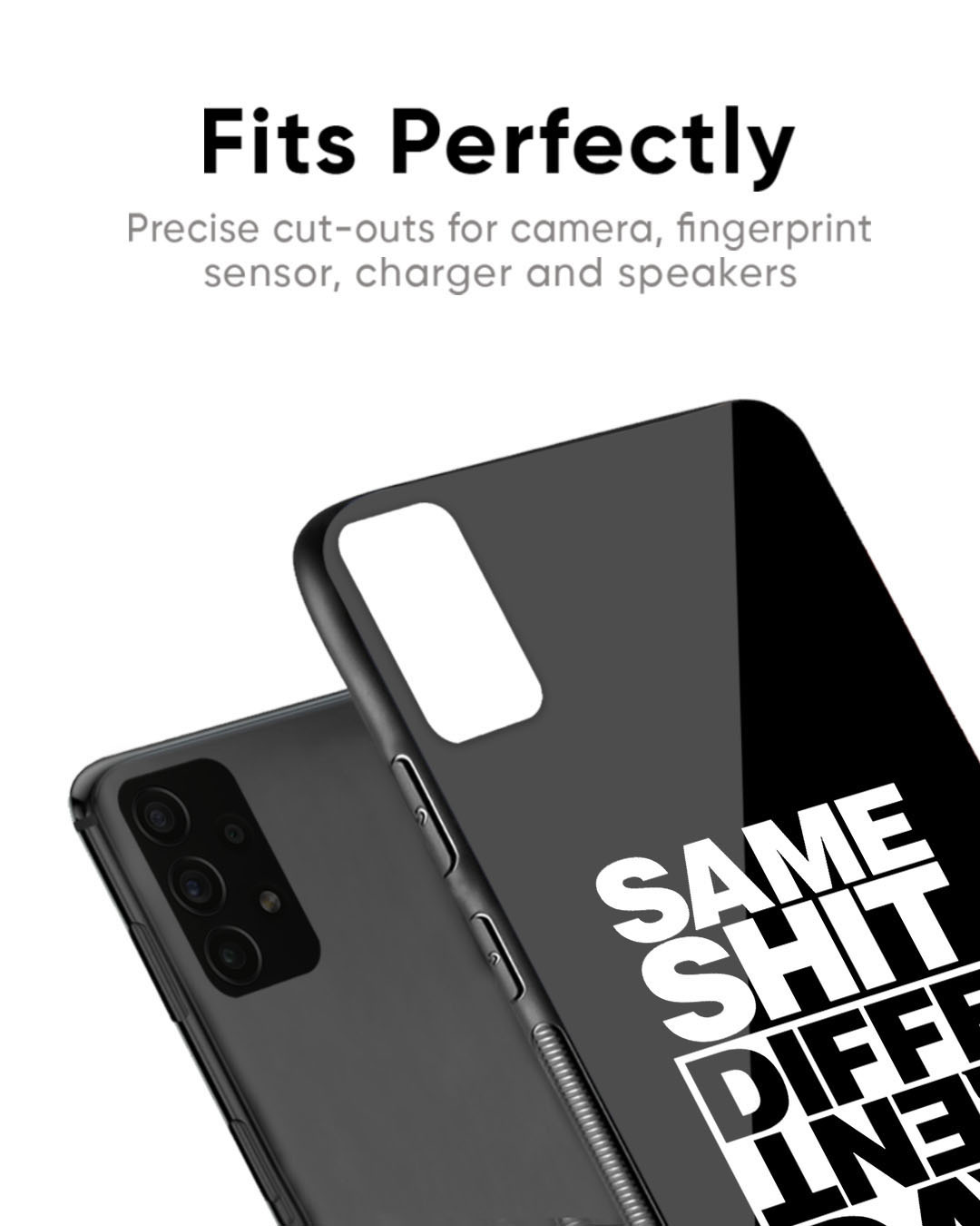 Shop Different Day Premium Glass Case for OnePlus 6T(Shock Proof, Scratch Resistant)-Back