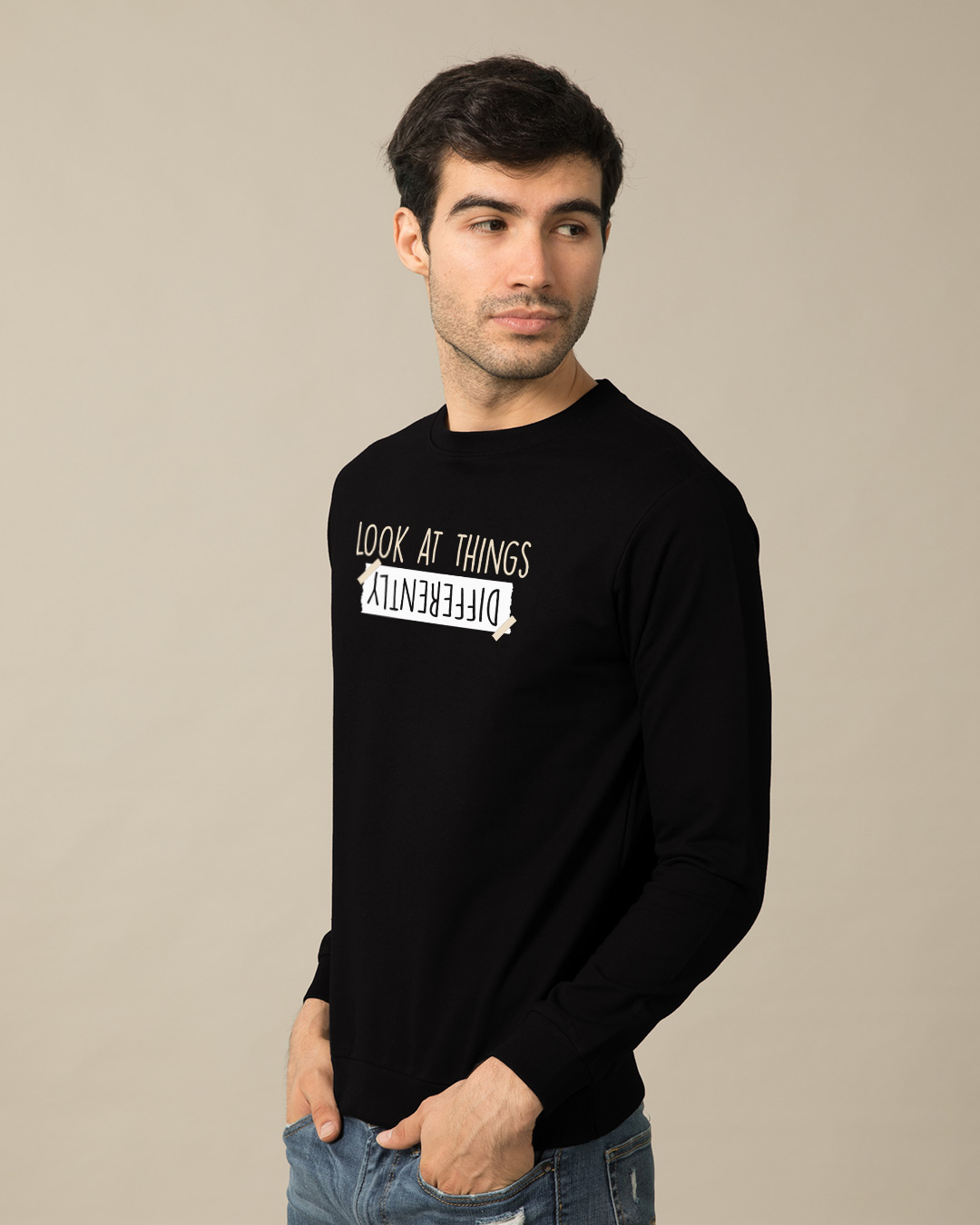 Shop Differently Light Sweatshirt-Back